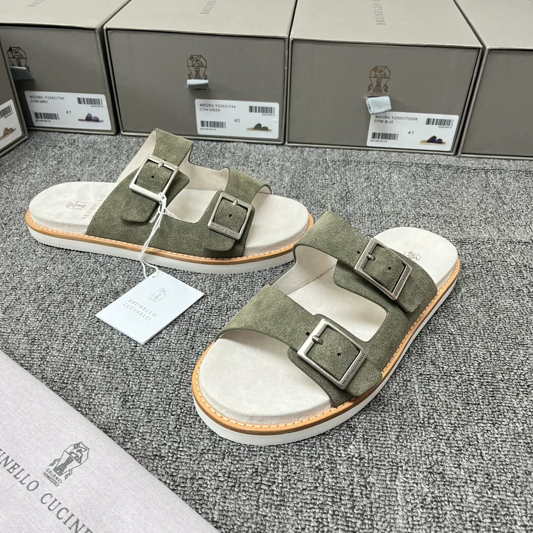 Шлепанцы Мужские Brunello Cucinelli 14693285