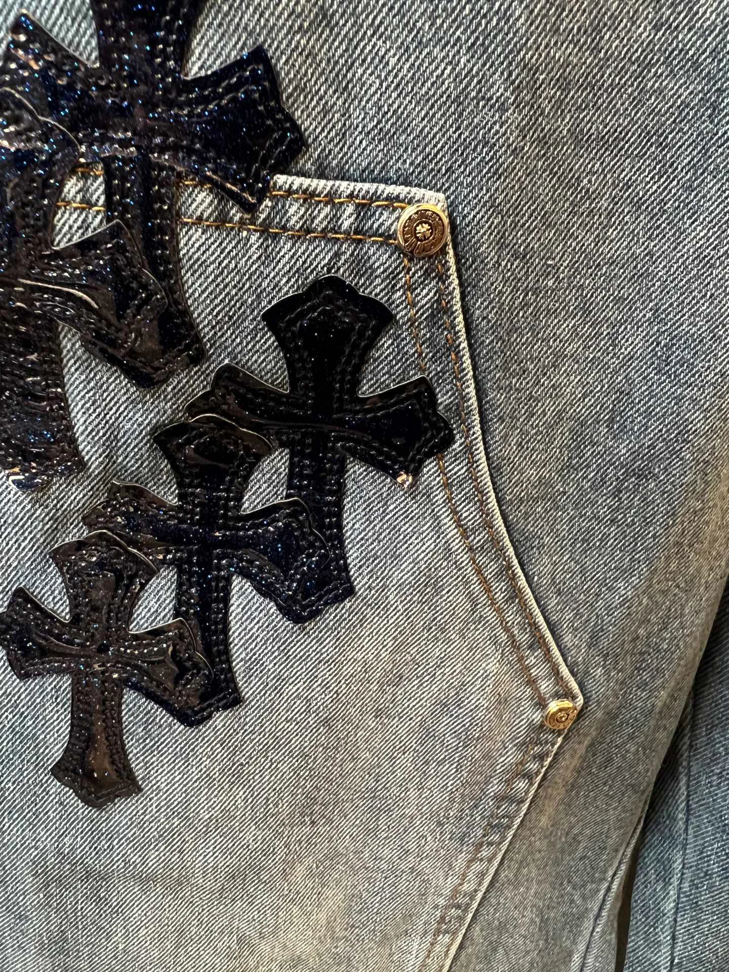 Джинсы Мужские Chrome Hearts 11523341