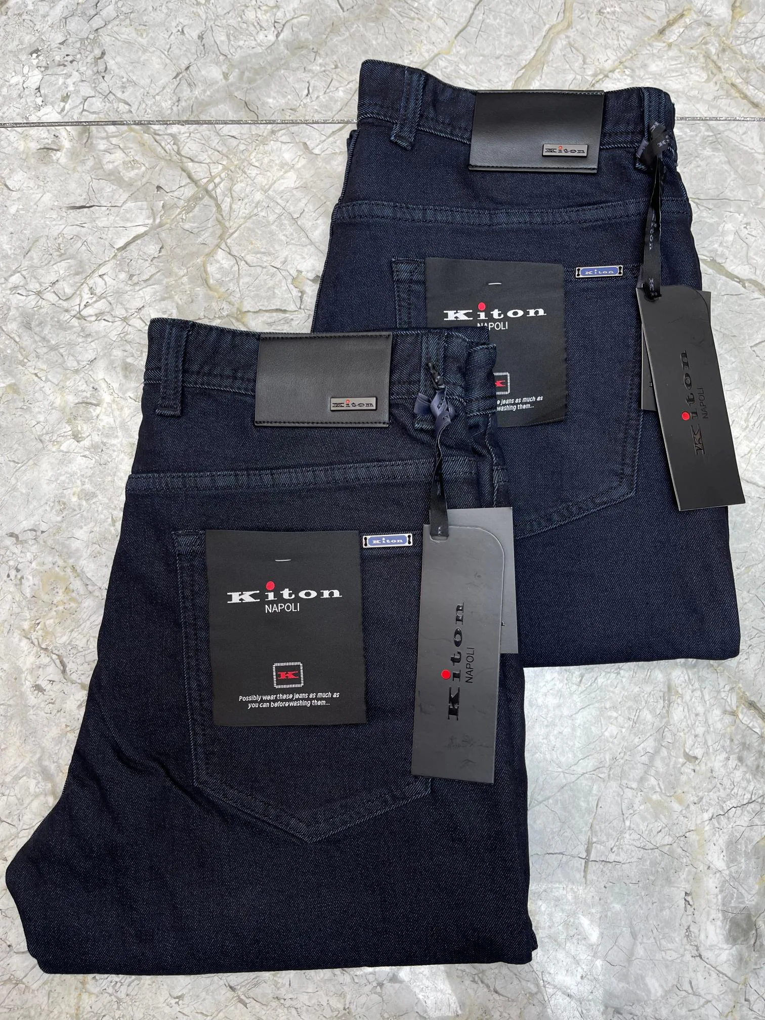 Джинсы Мужские Kiton 18343805