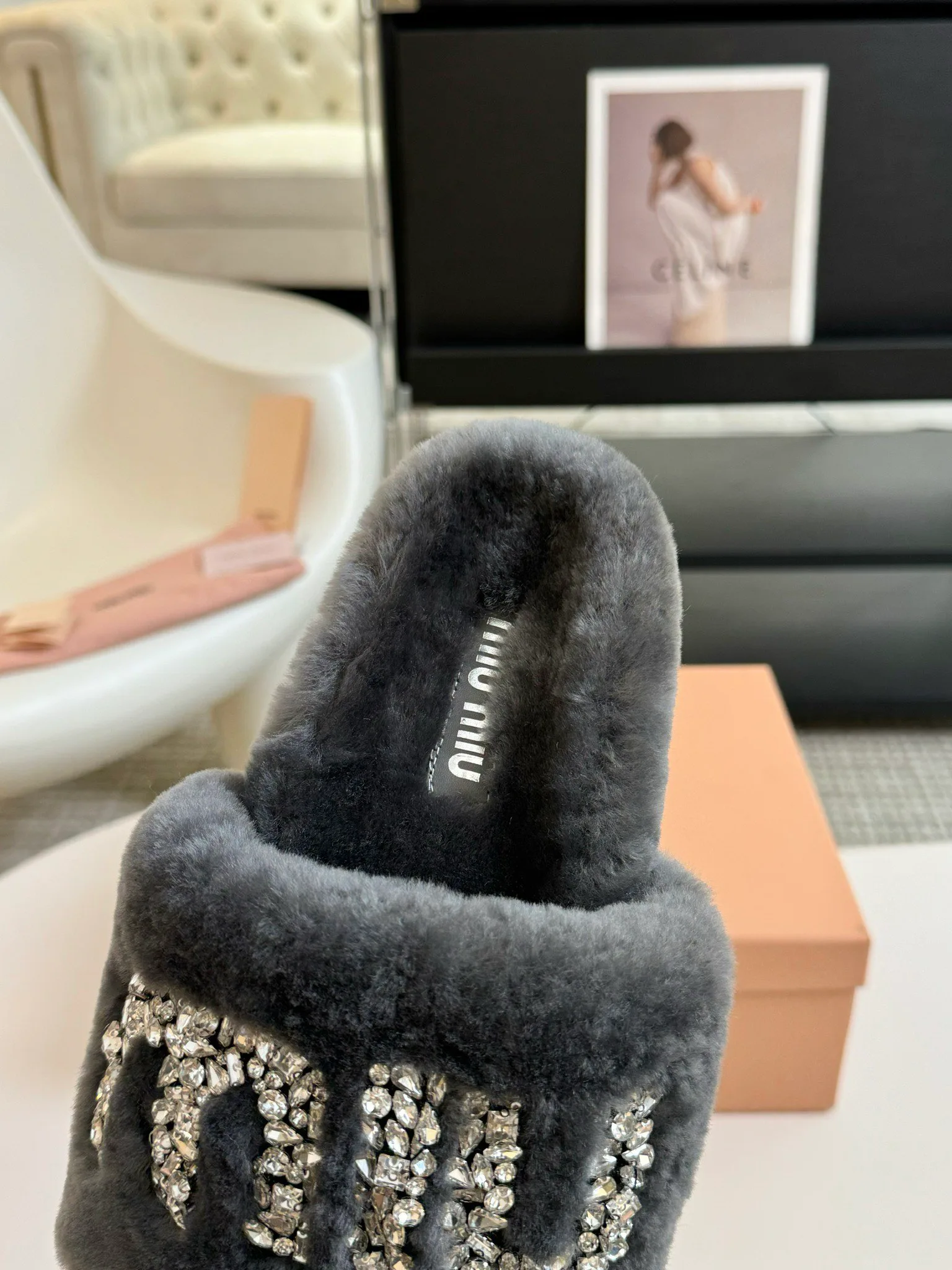Тапочки Женские Miu Miu 18241441
