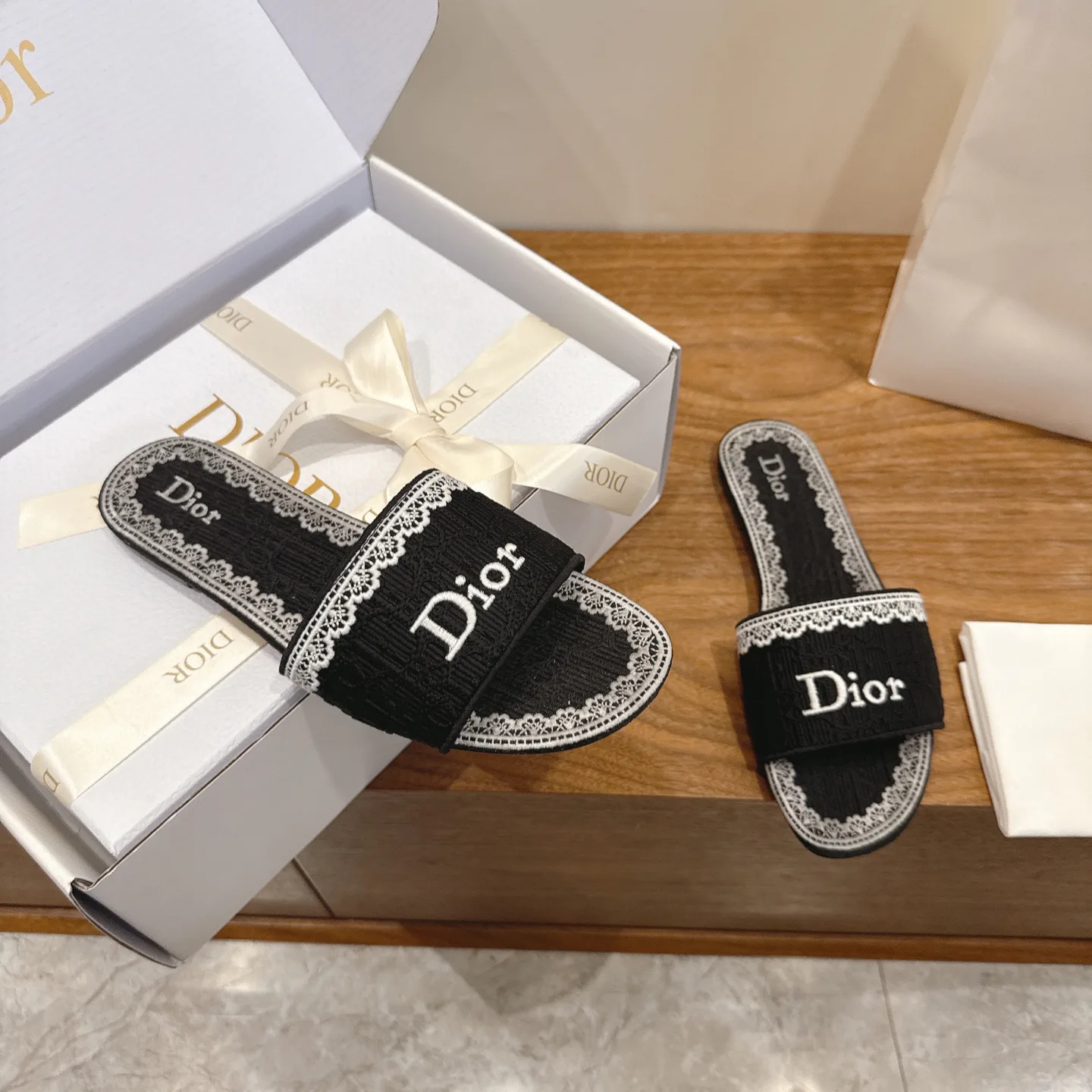 Шлепанцы Женские Christian Dior 1279941