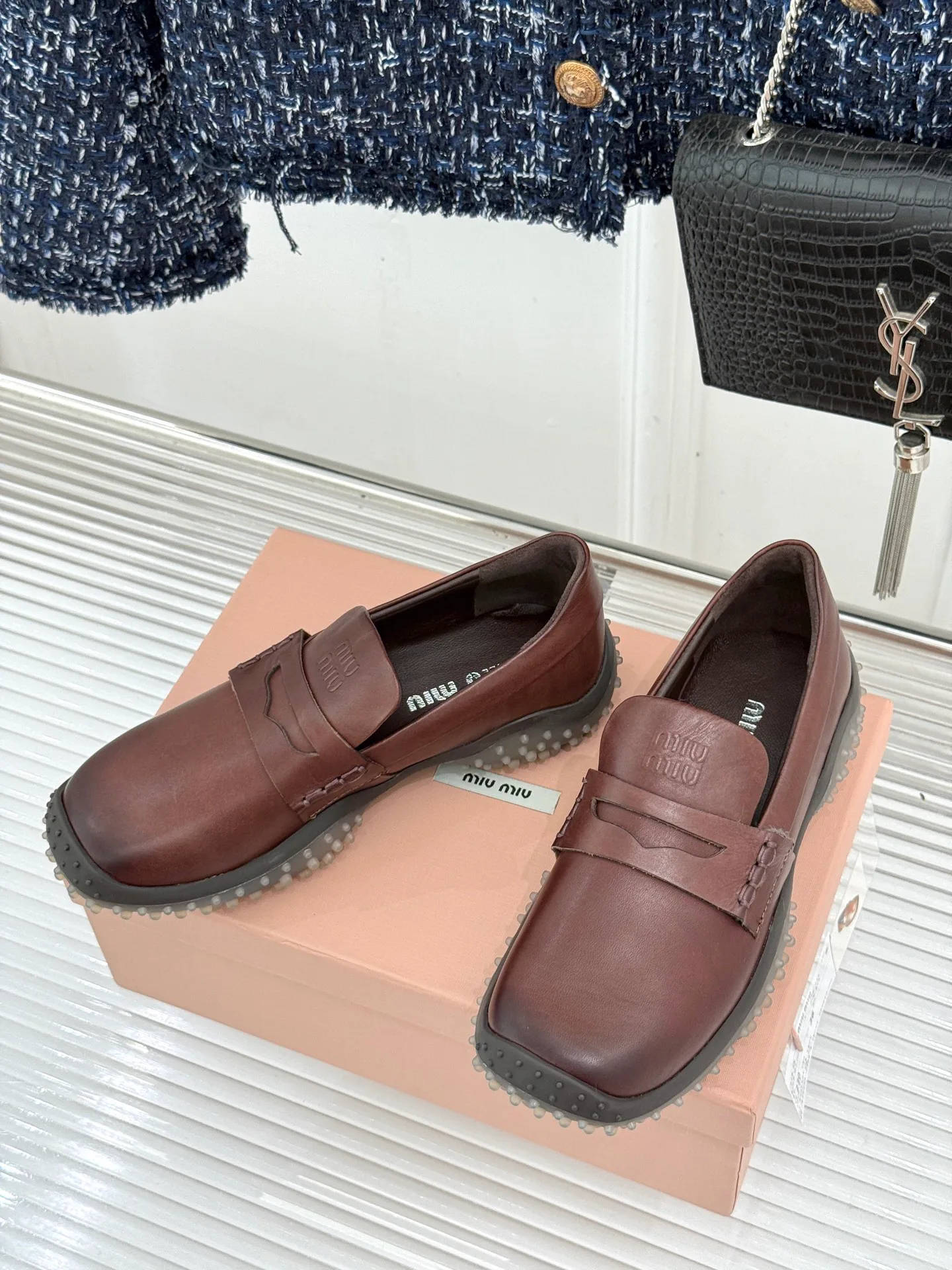 Лоферы И Мокасины Женские Miu Miu 17646505
