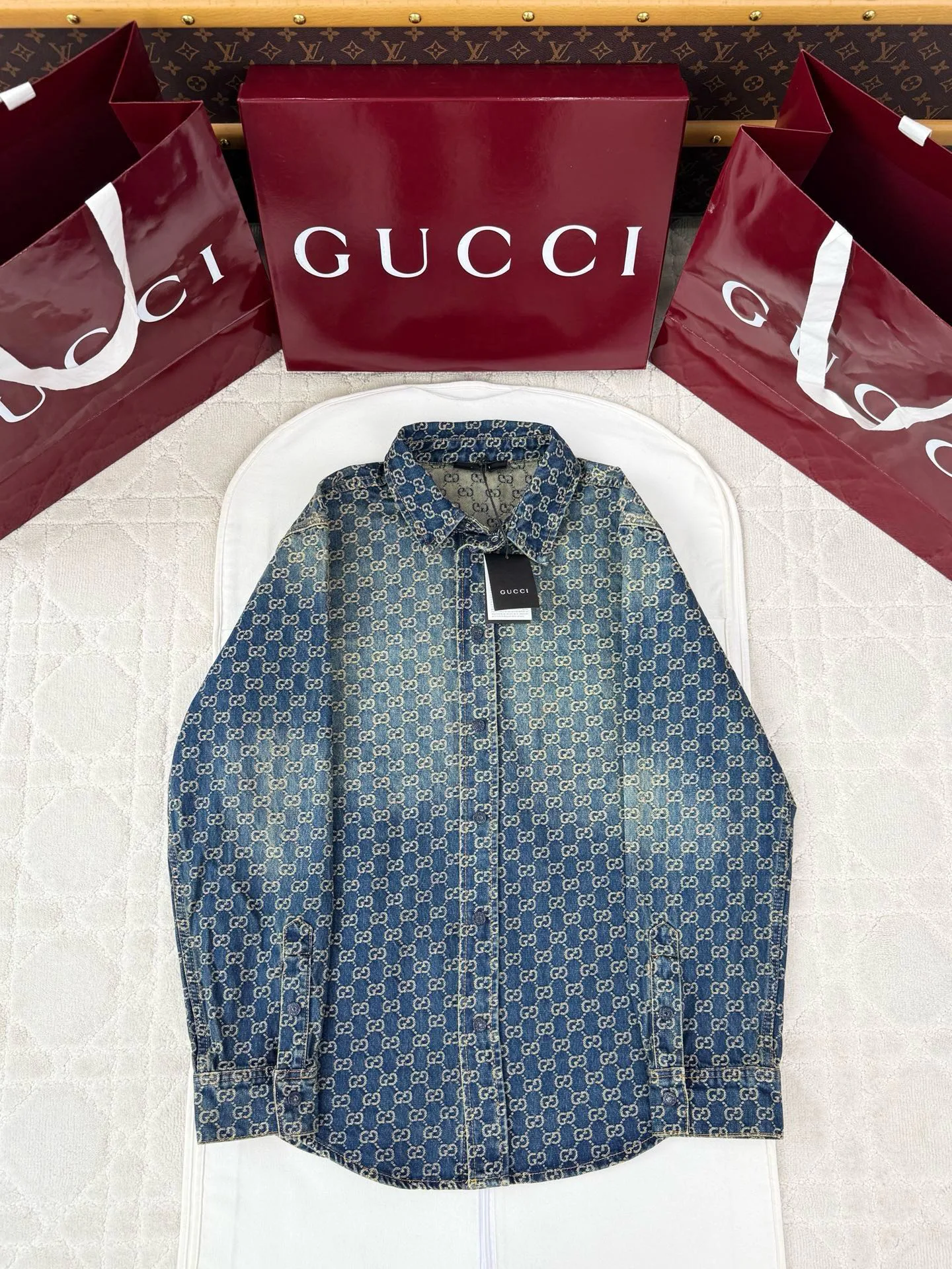 Рубашки Мужские Gucci 18369049