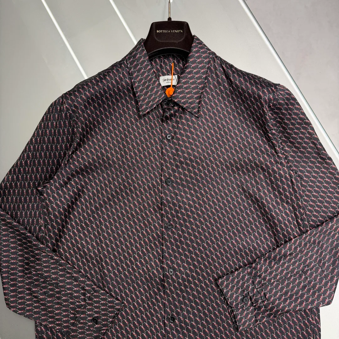 Рубашки Мужские Saint Laurent 18431152