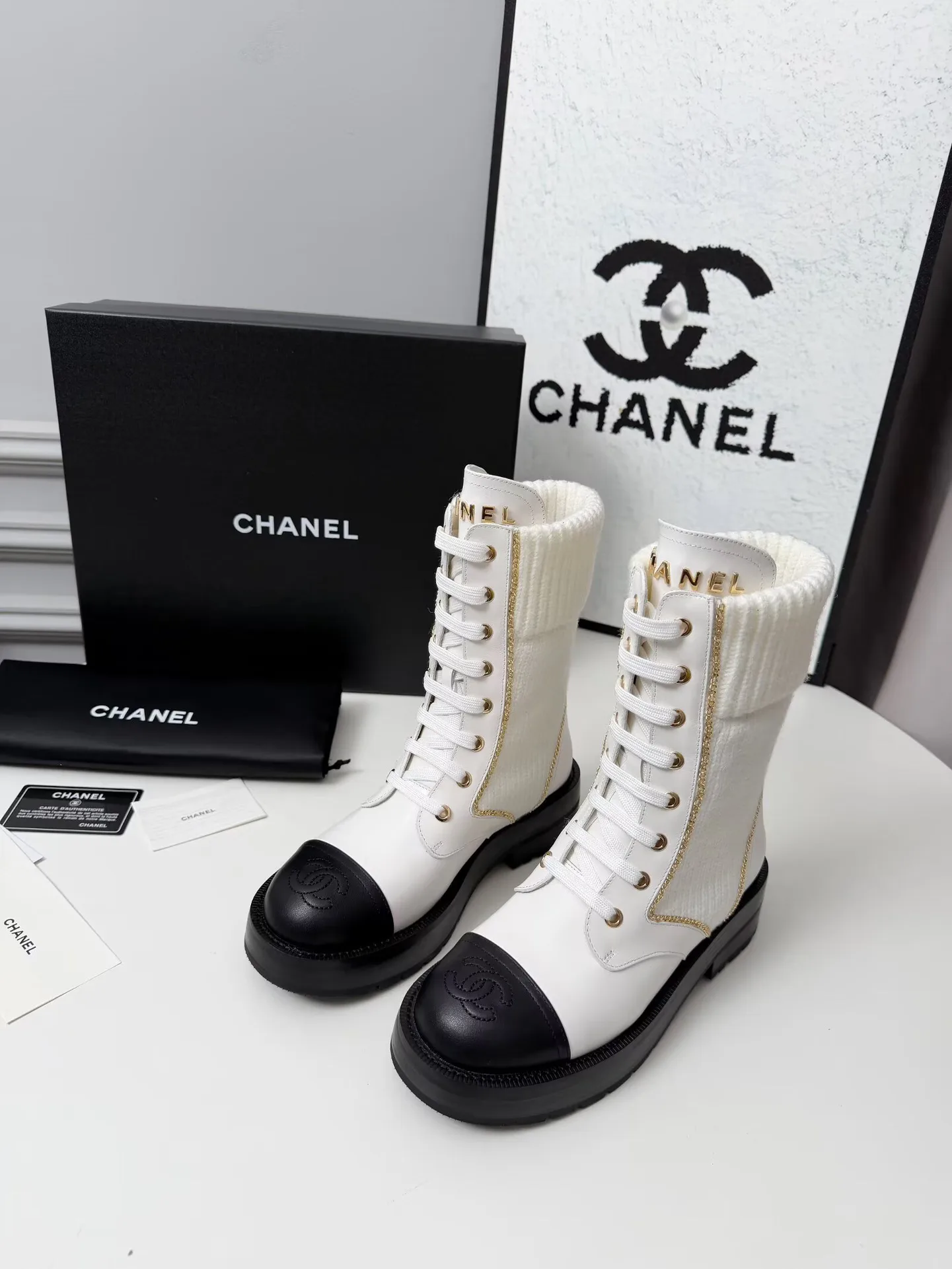 Ботинки Женские Chanel 1275059
