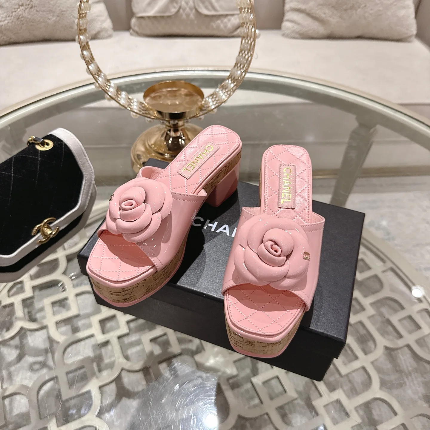 Босоножки Женские Chanel 1529119