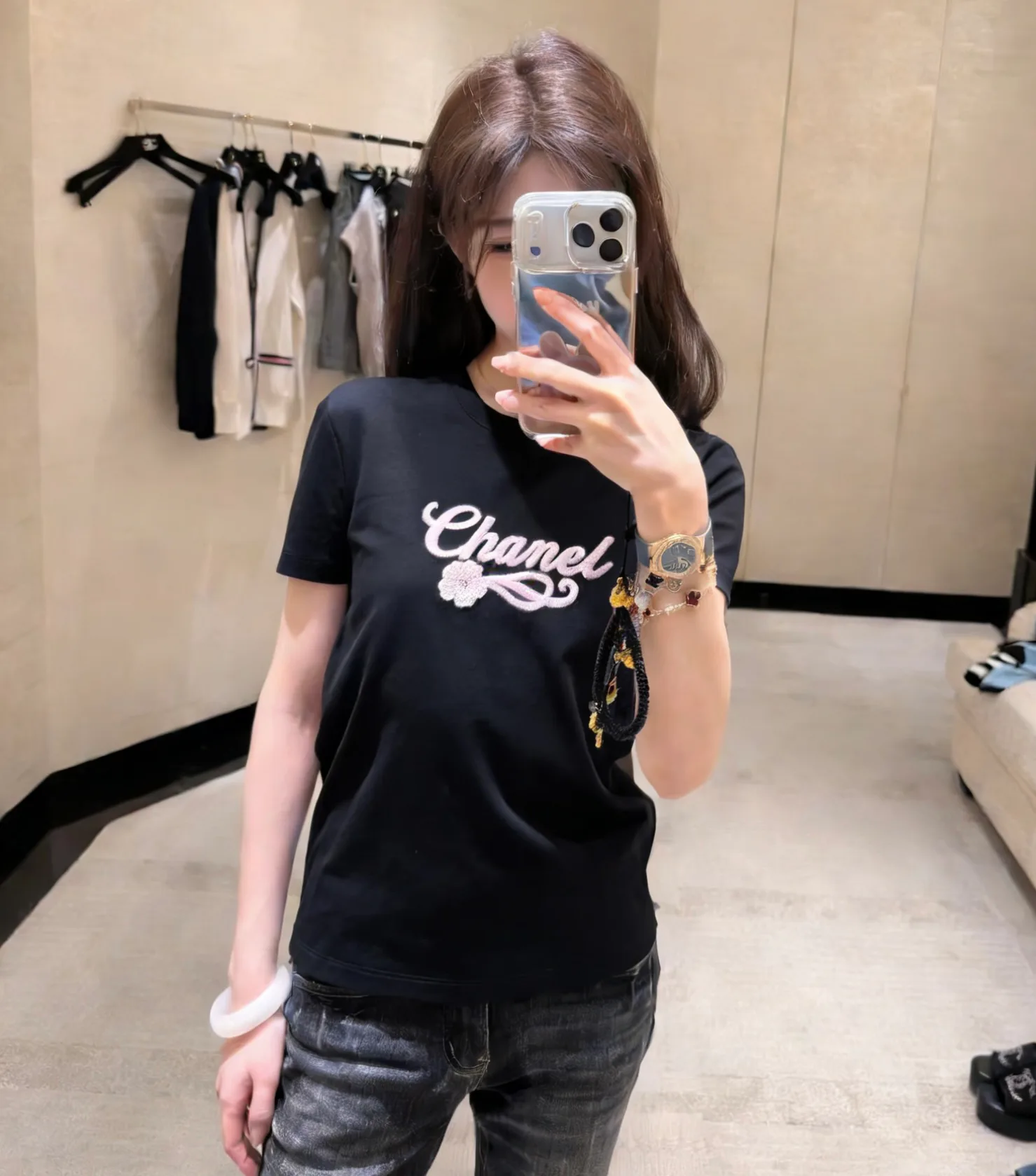 Футболки Женские Chanel 6049130