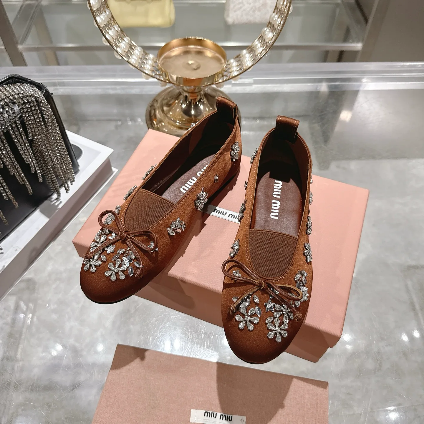 Балетки Женские Miu Miu 1590580