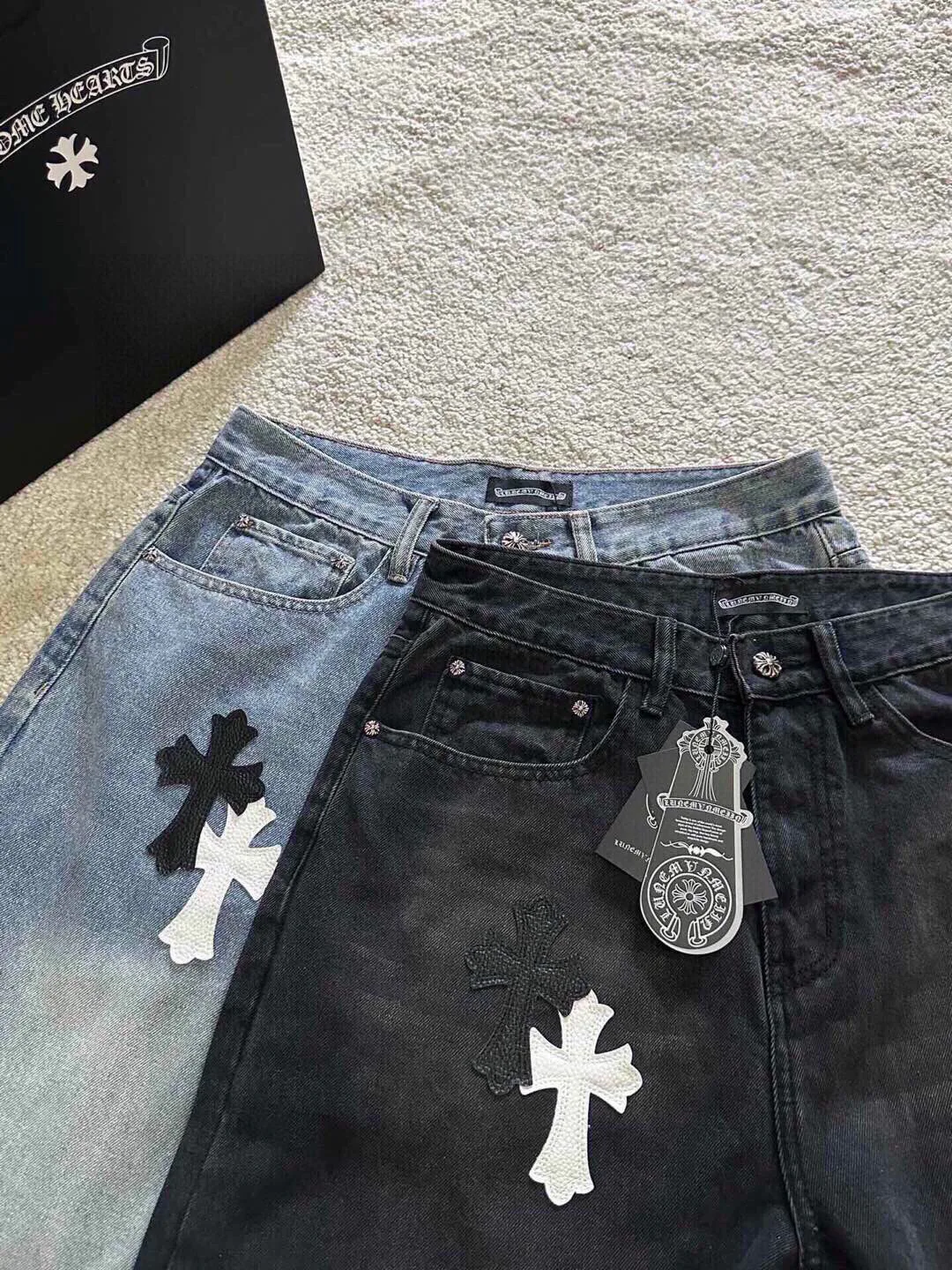 Джинсы Мужские Chrome Hearts 928692