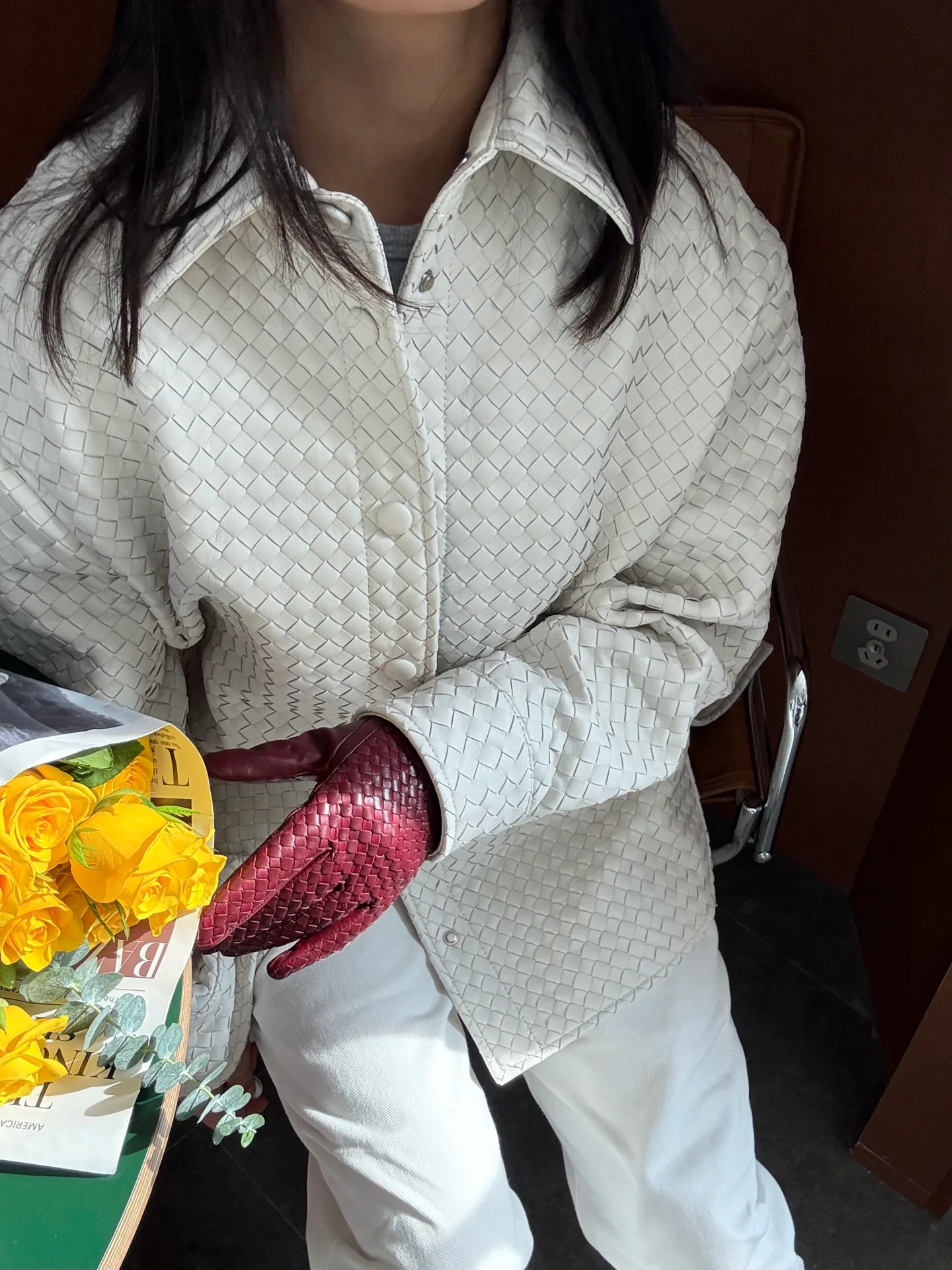 Кожаные Куртки И Дублёнки Женские Bottega Veneta 1882969