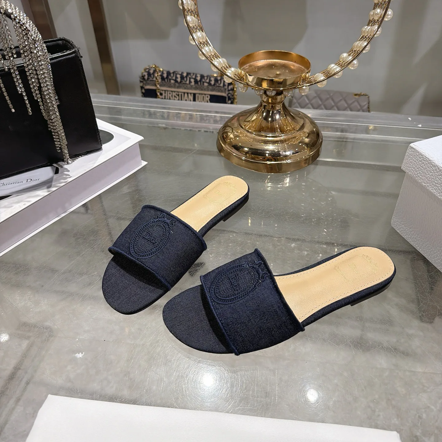 Шлепанцы Женские Christian Dior 15378897