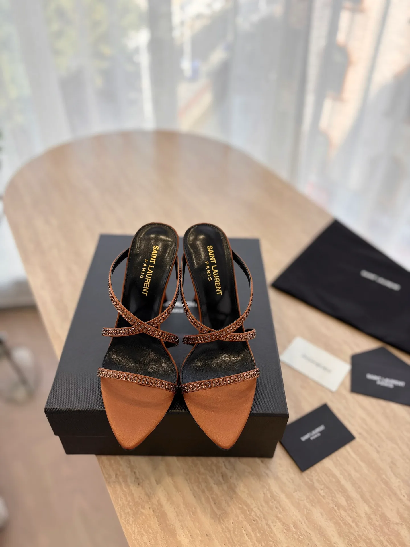 Босоножки Женские Saint Laurent 26382