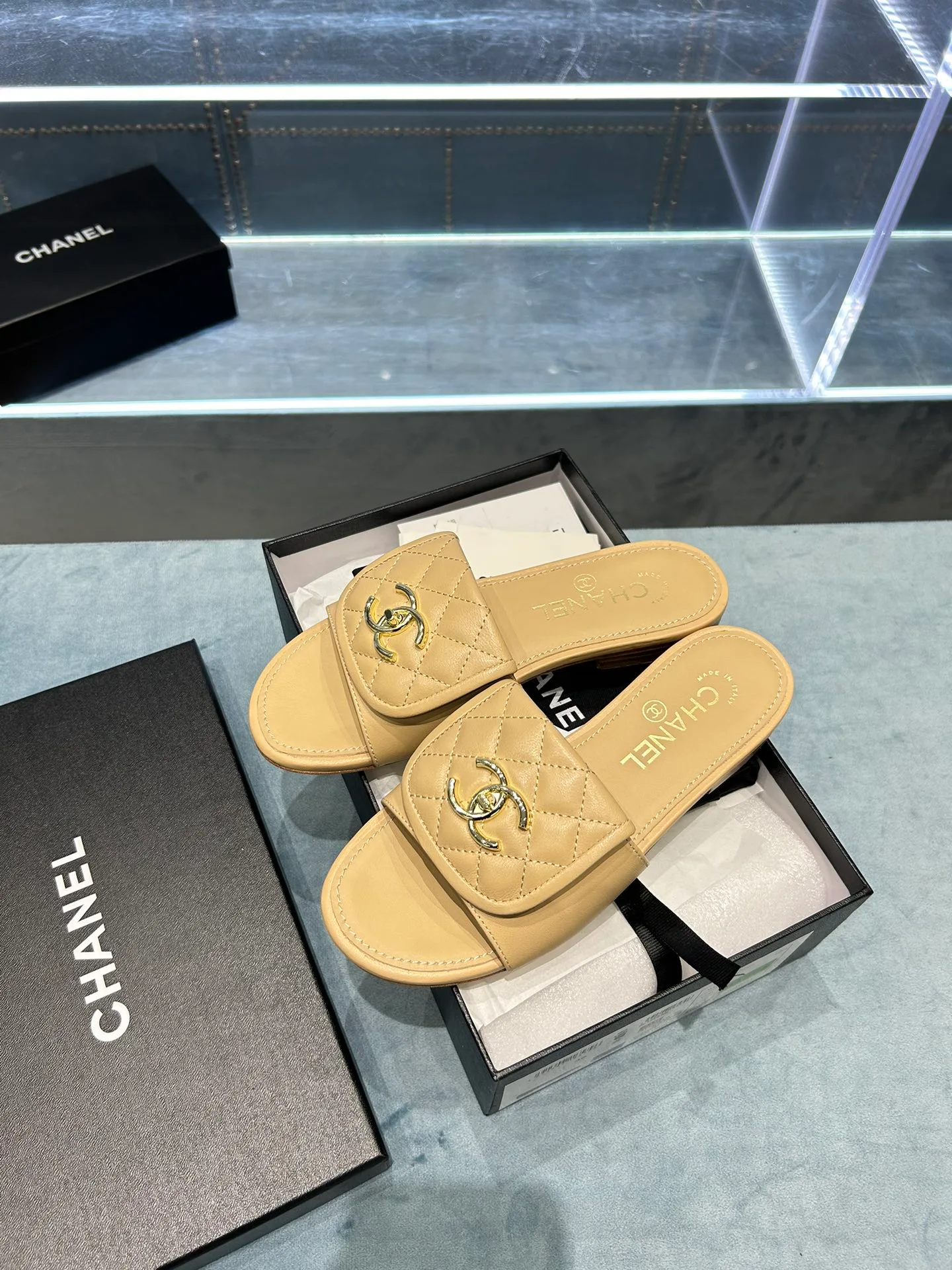 Шлепанцы Женские Chanel 18953