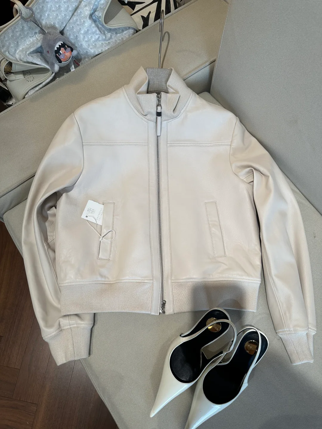 Кожаные Куртки И Дублёнки Женские Brunello Cucinelli 17275150