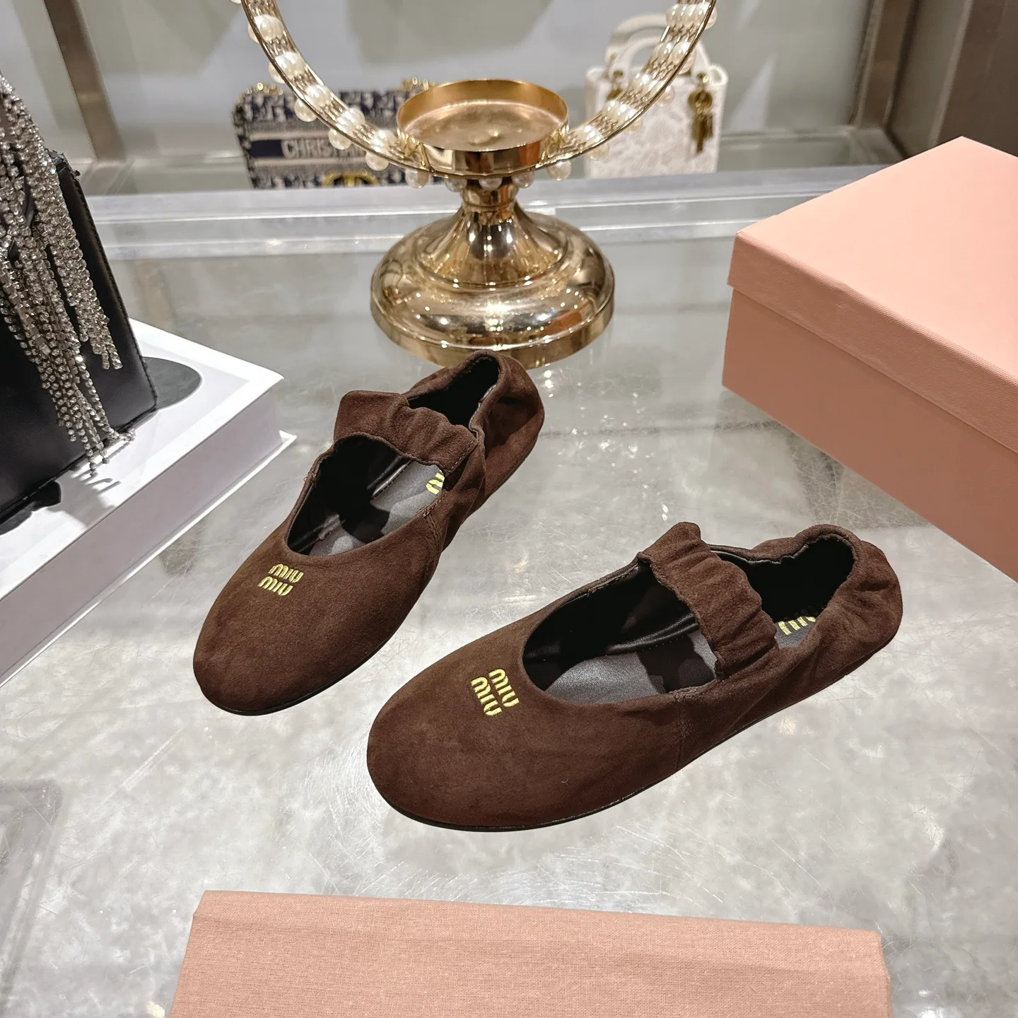 Балетки Женские Miu Miu 12847599