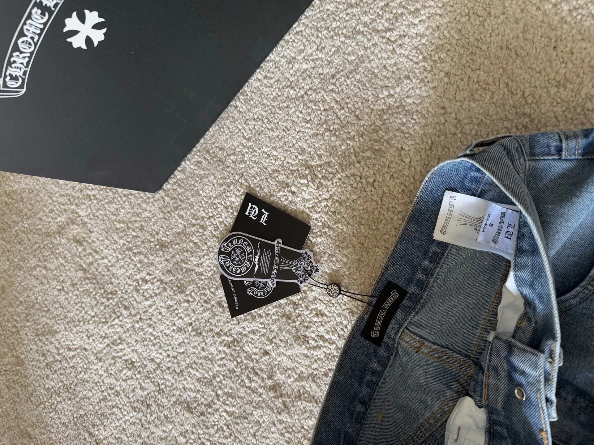 Джинсы Женские Chrome Hearts 36424