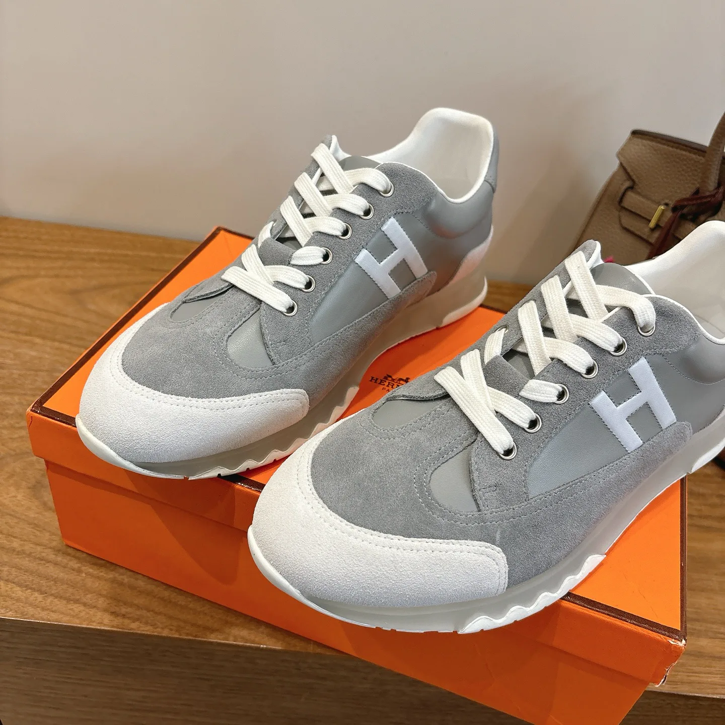 Кроссовки Мужские Hermes 1175858