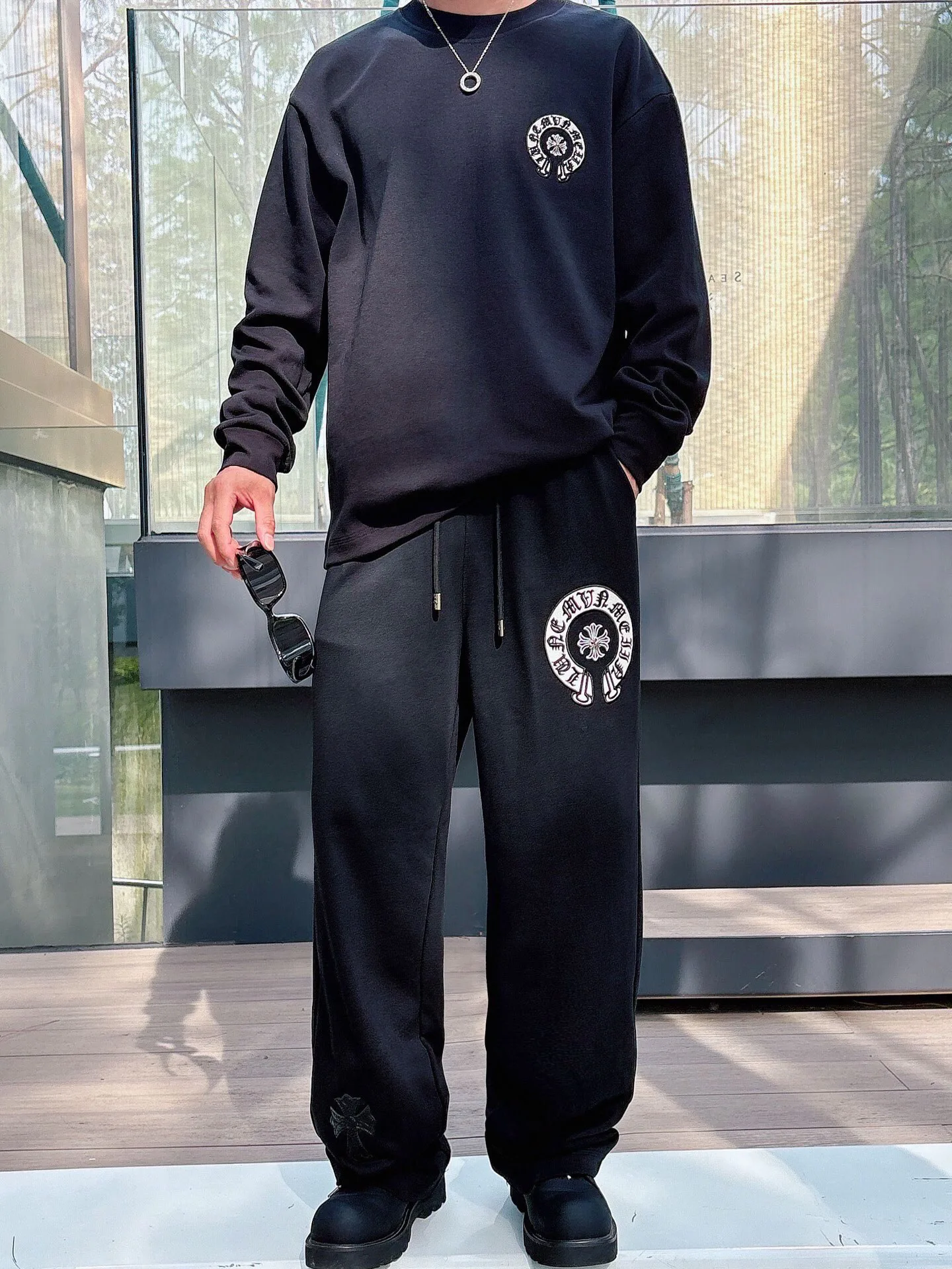 Брюки Мужские Chrome Hearts 787568