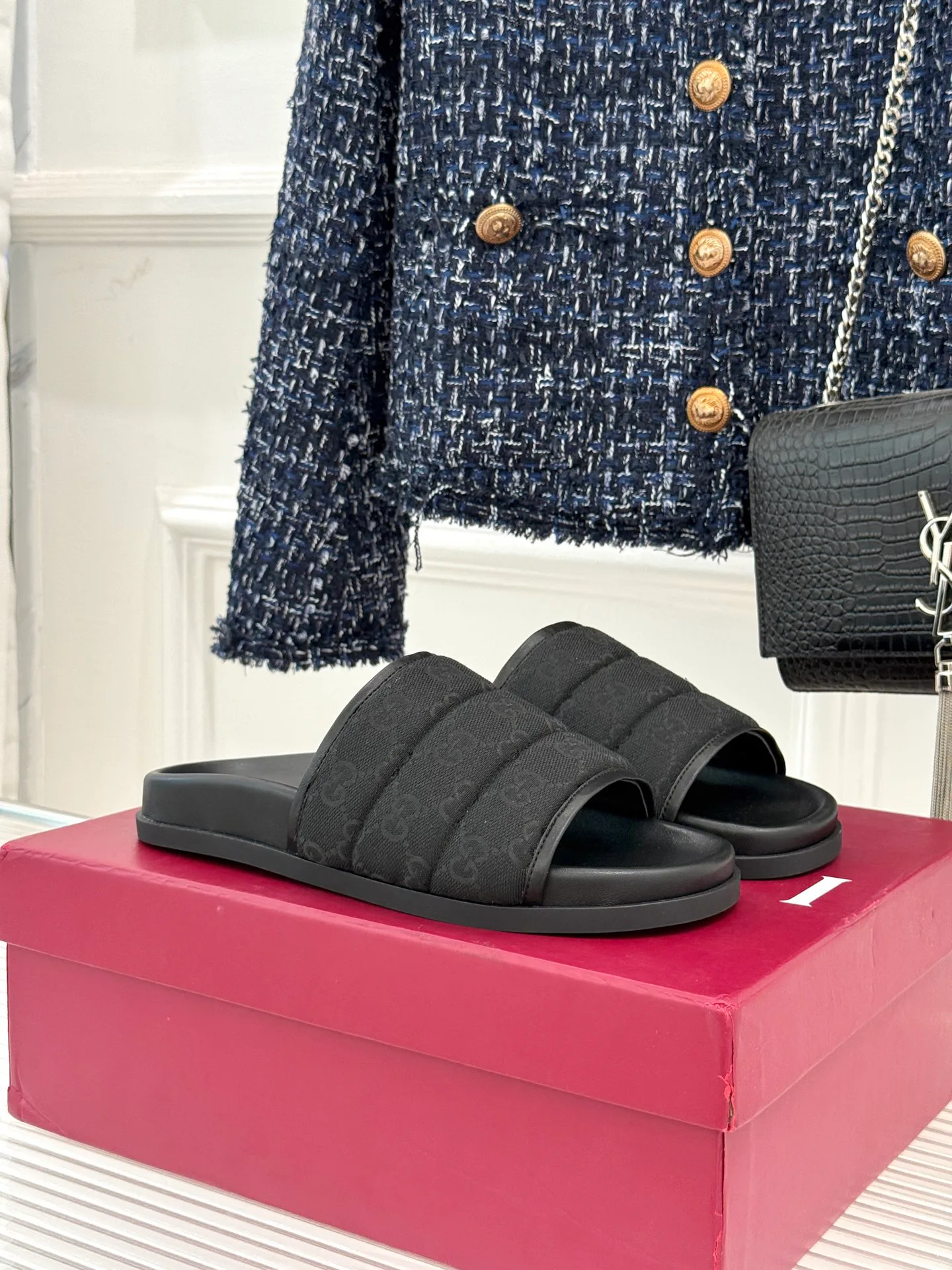 Шлепанцы Женские Gucci 46989