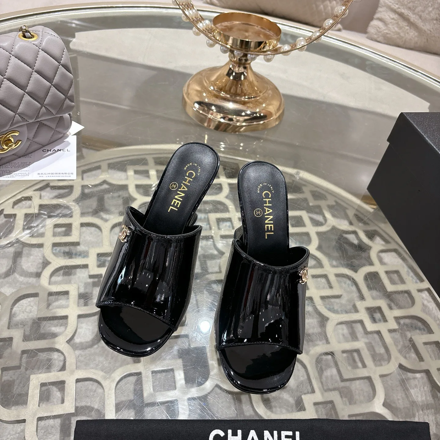 Босоножки Женские Chanel 1590811