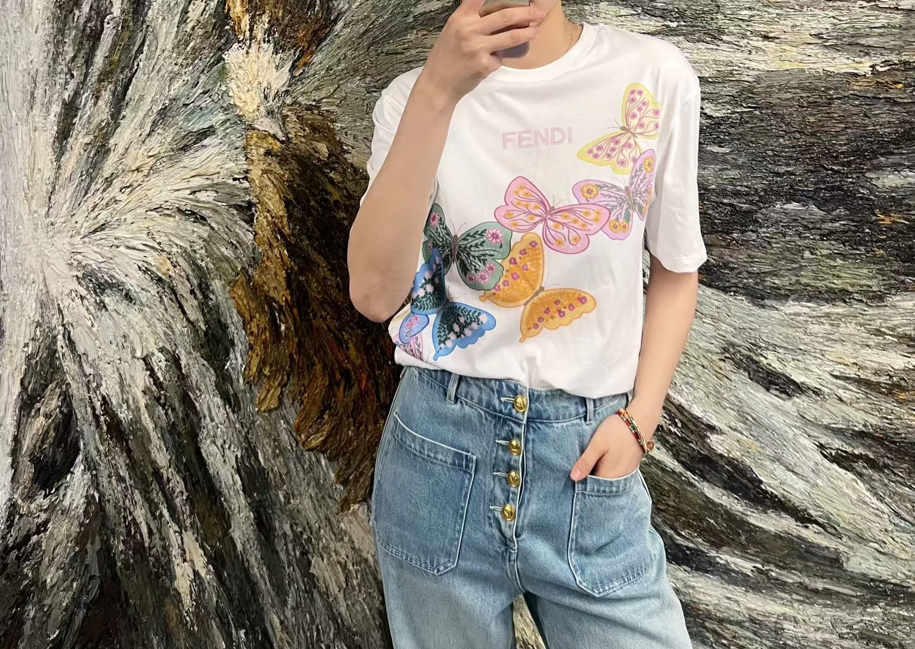 Футболки Женские Fendi 11828072