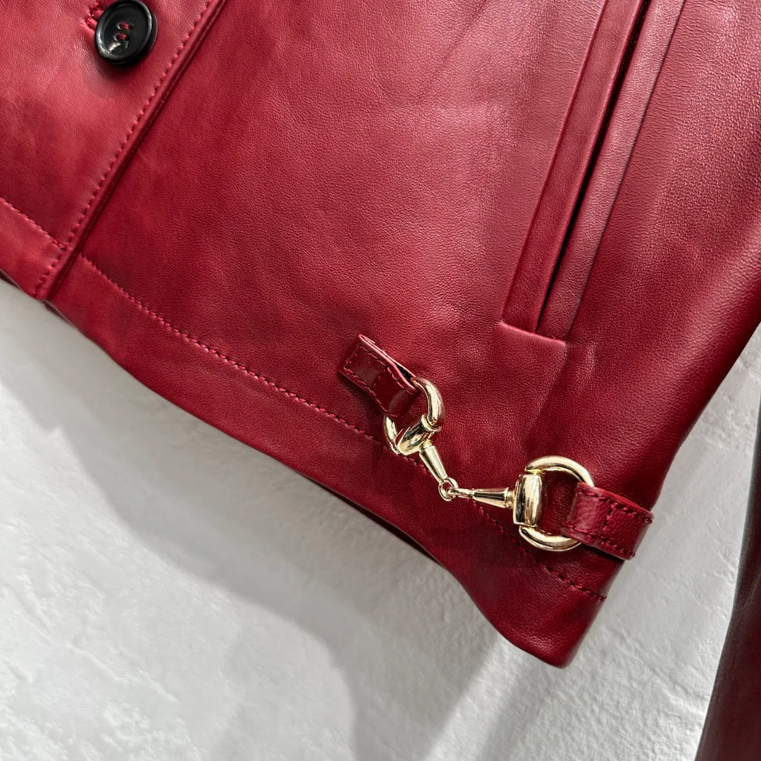 Кожаные Куртки И Дублёнки Женские Gucci 10387503