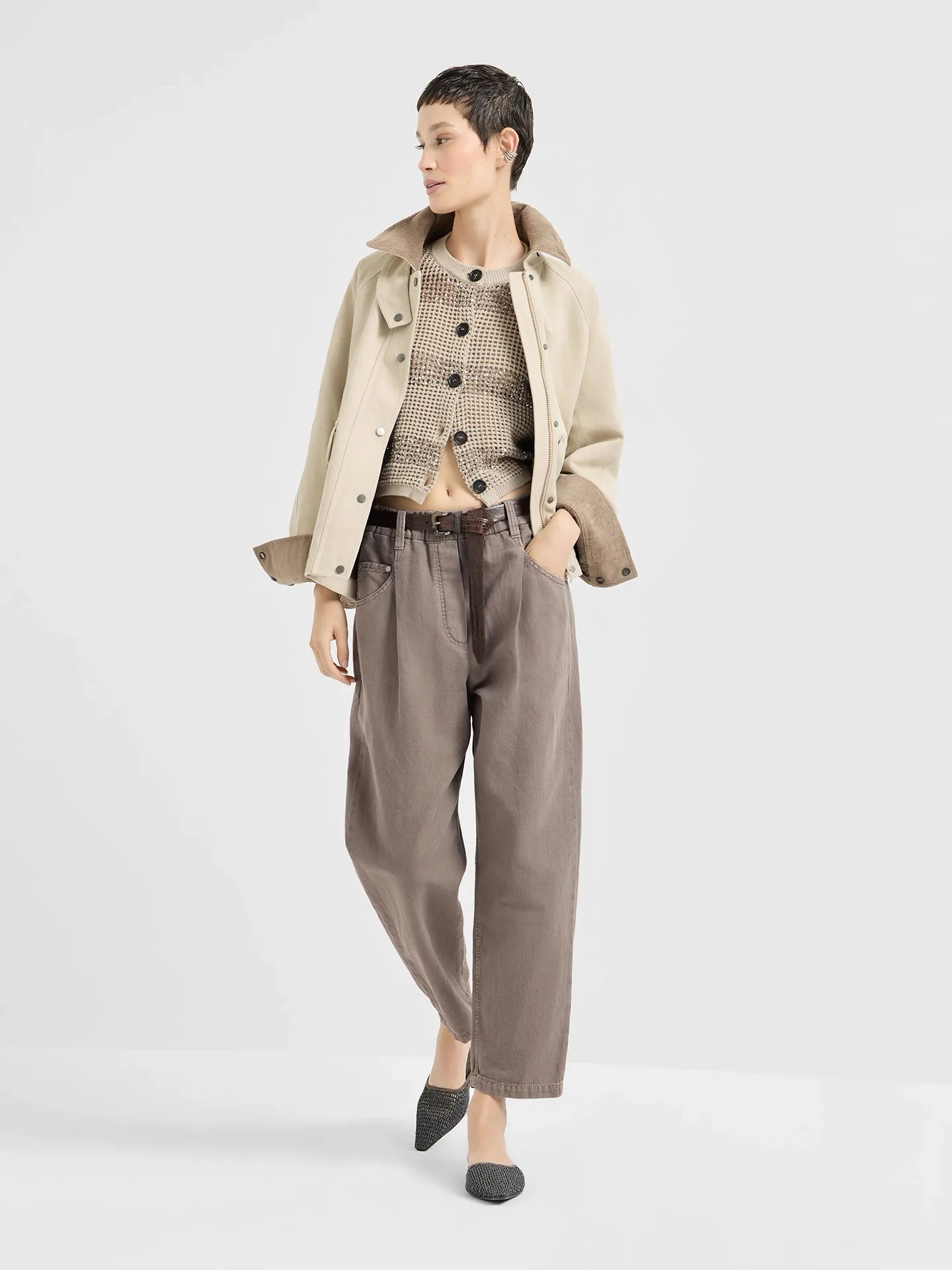 Брюки Женские Brunello Cucinelli 12279200