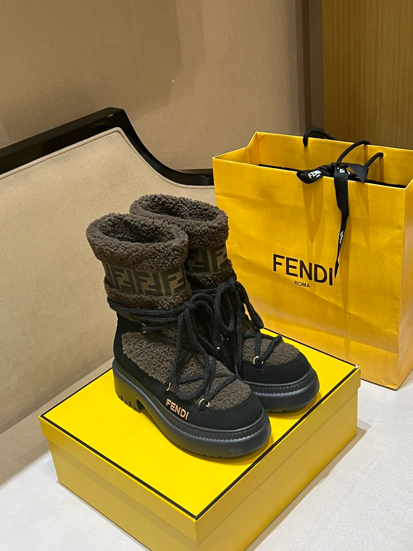 Угги Женские Fendi 1408718