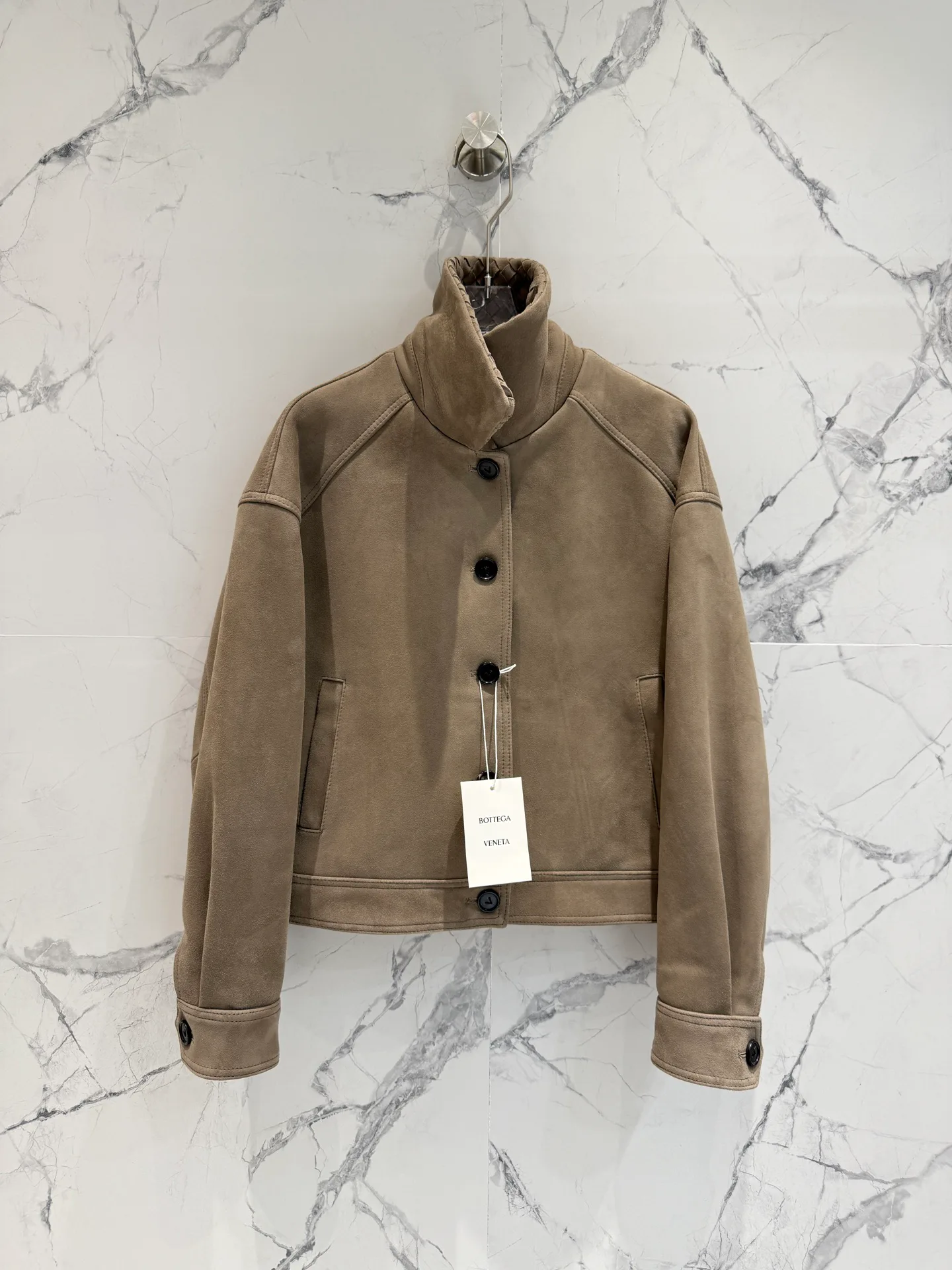 Кожаные Куртки И Дублёнки Женские Bottega Veneta 11428958