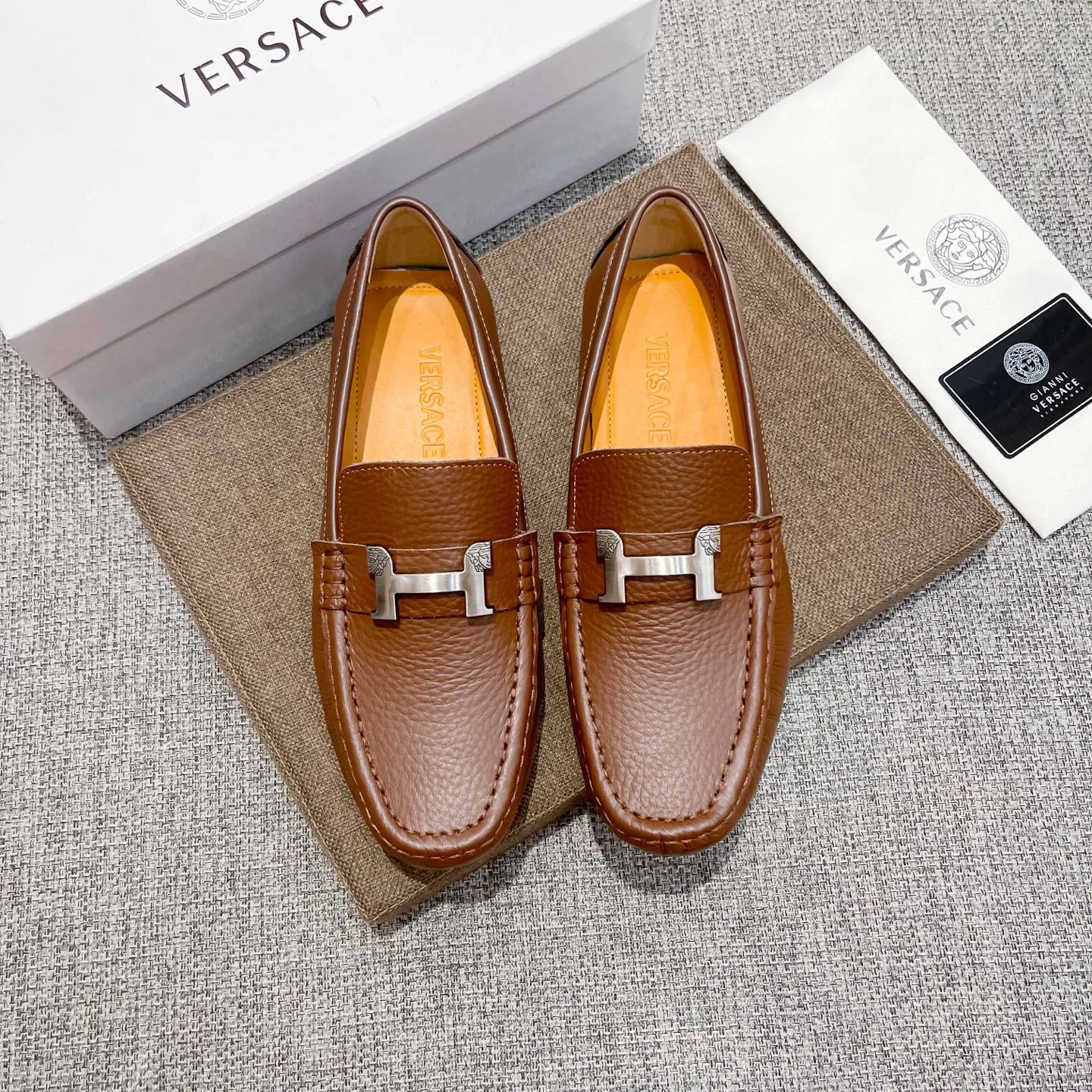 Мокасины Мужские Versace 1872431