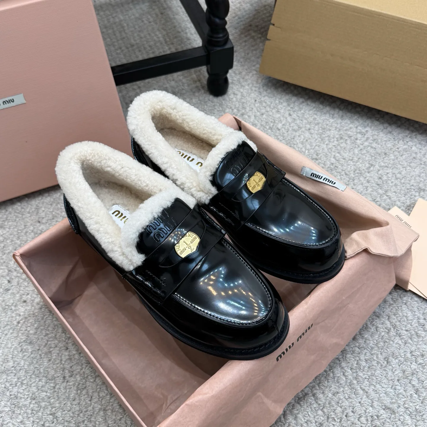 Лоферы Женские Miu Miu 334570