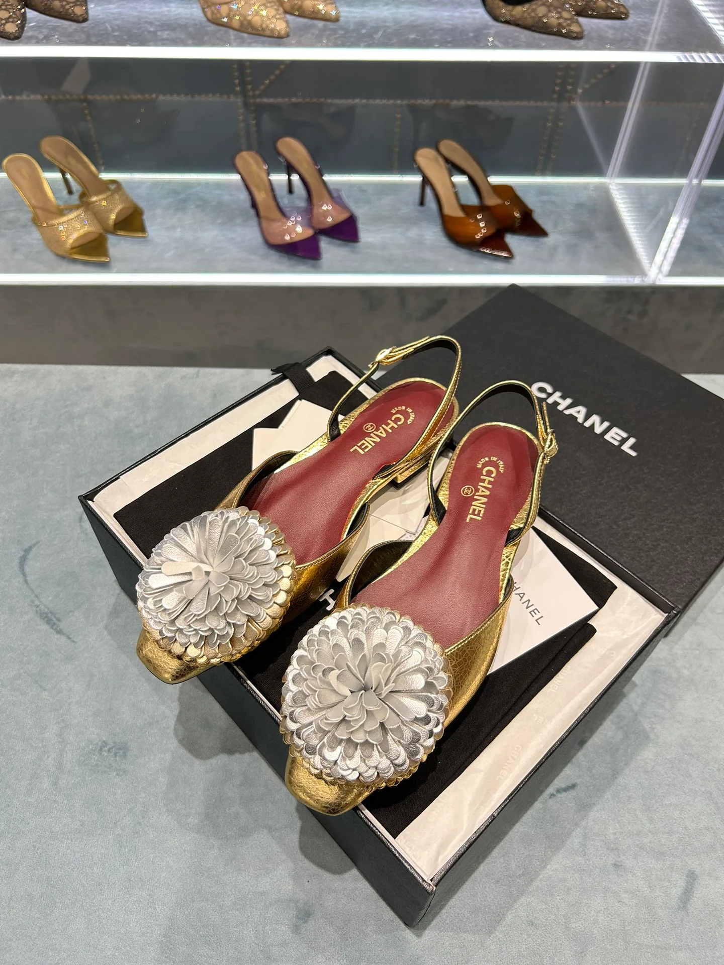 Босоножки Женские Chanel 3497511