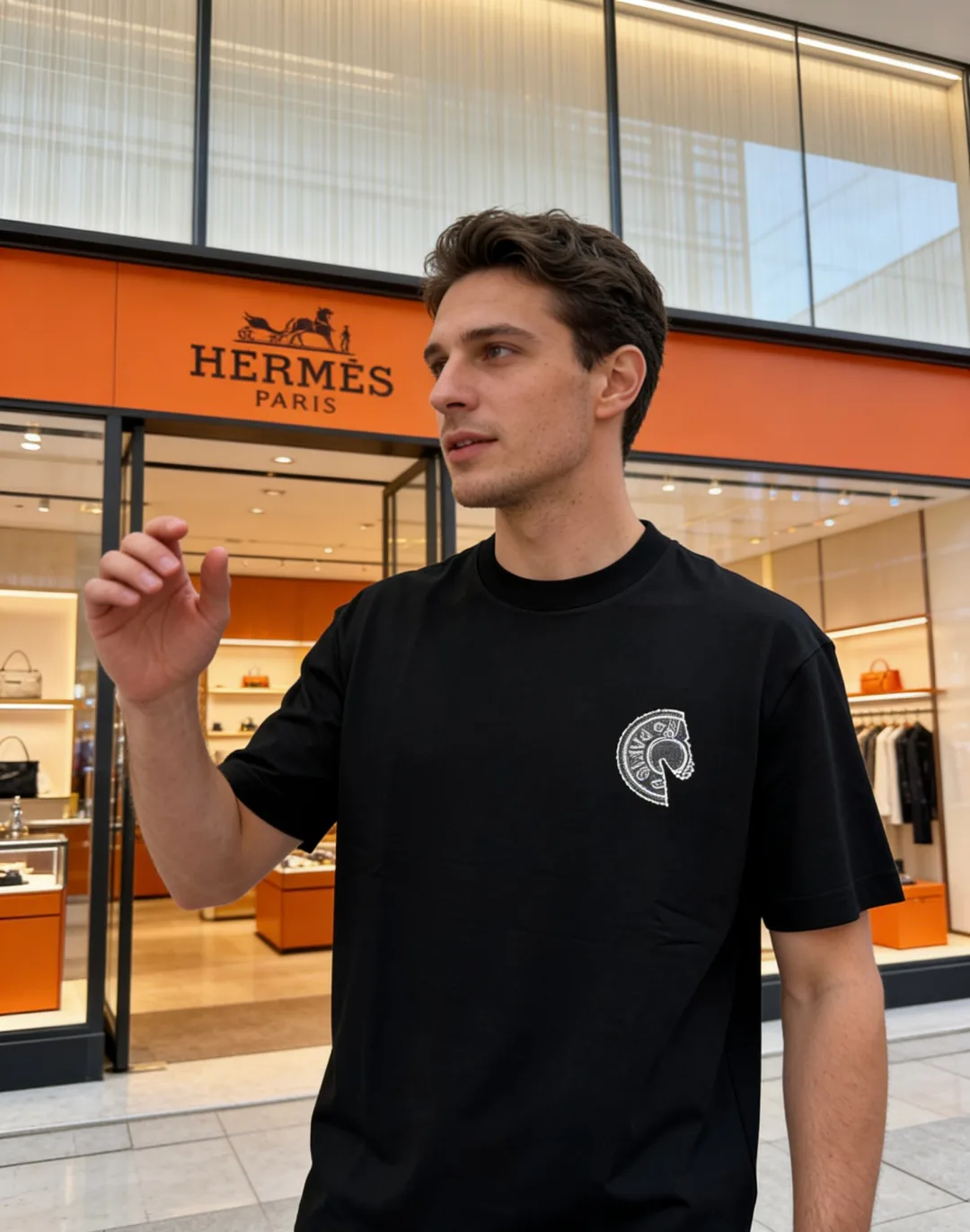 Футболки Мужские Hermes 13442022