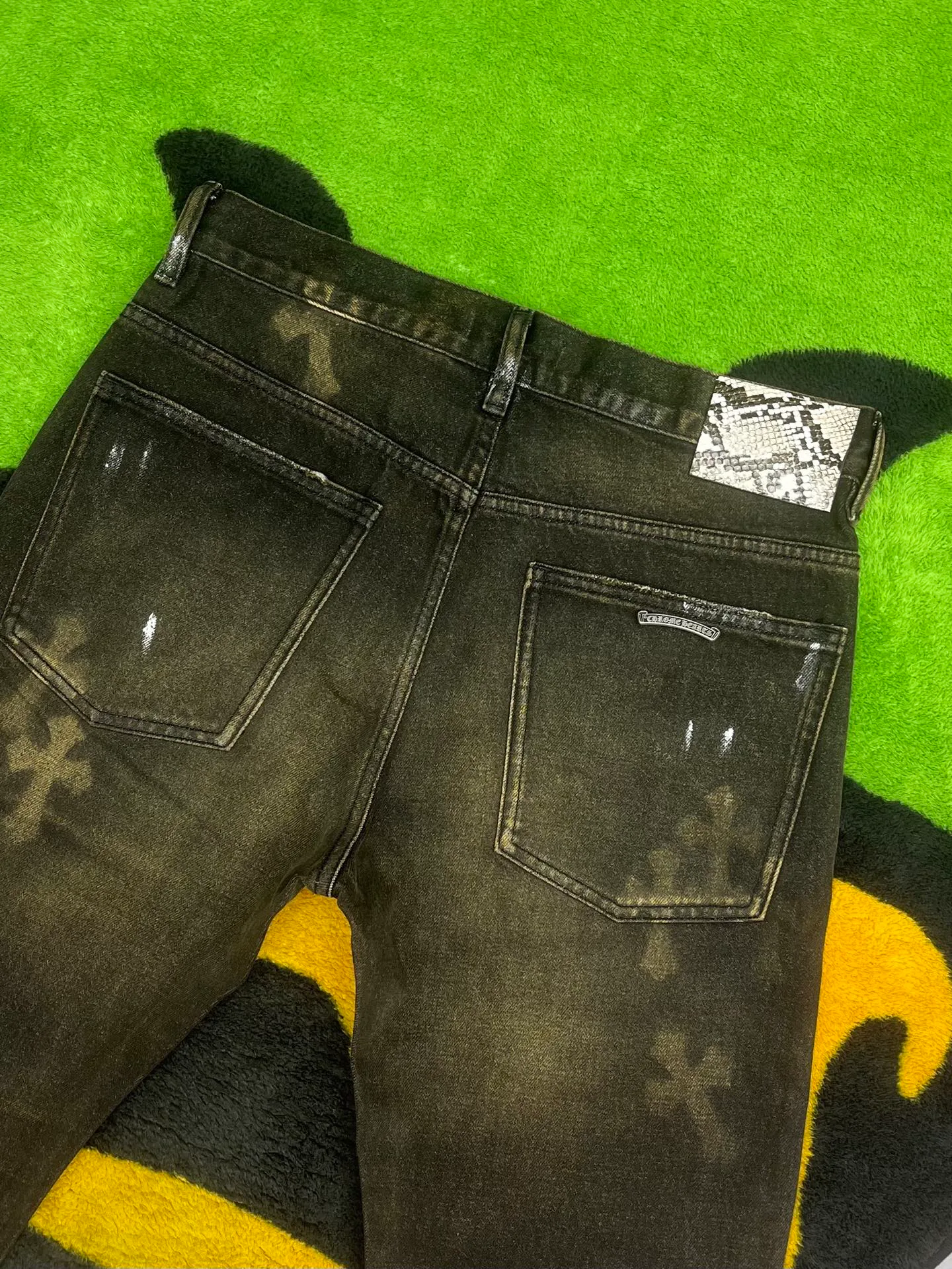 Джинсы Женские Chrome Hearts 906641