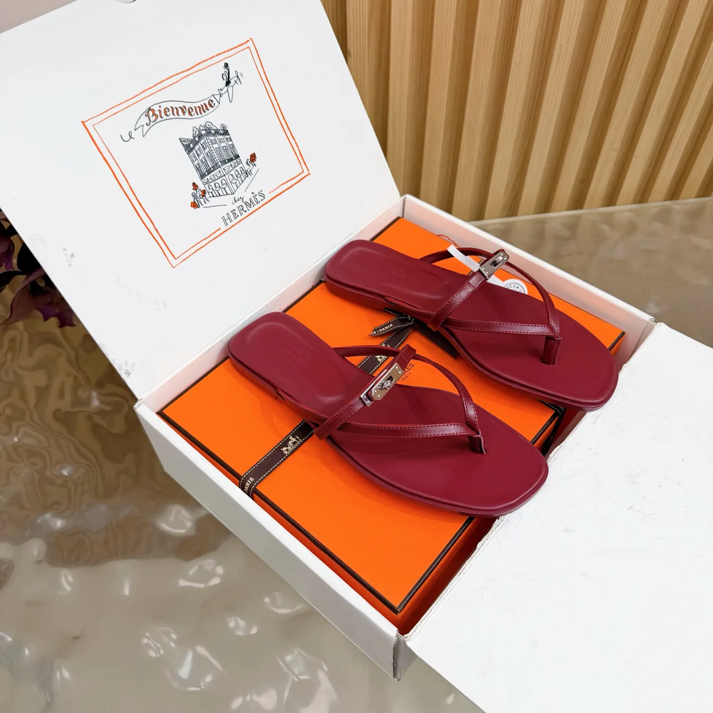 Шлепанцы Женские Hermes 9369478