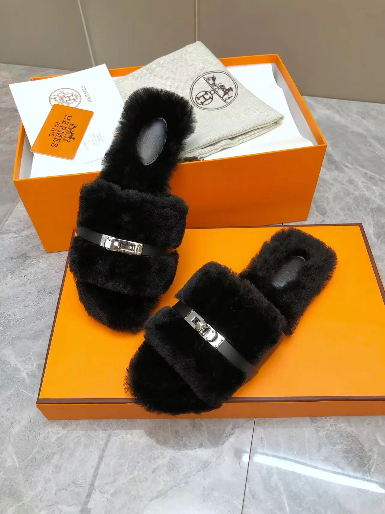 Тапочки Женские Hermes 234120