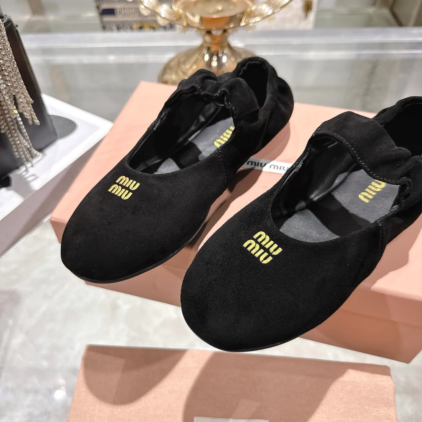 Балетки Женские Miu Miu 12847597
