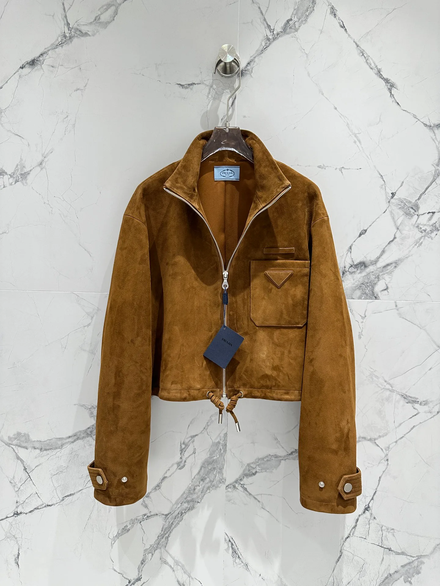 Кожаные Куртки И Дублёнки Женские Prada 12314904