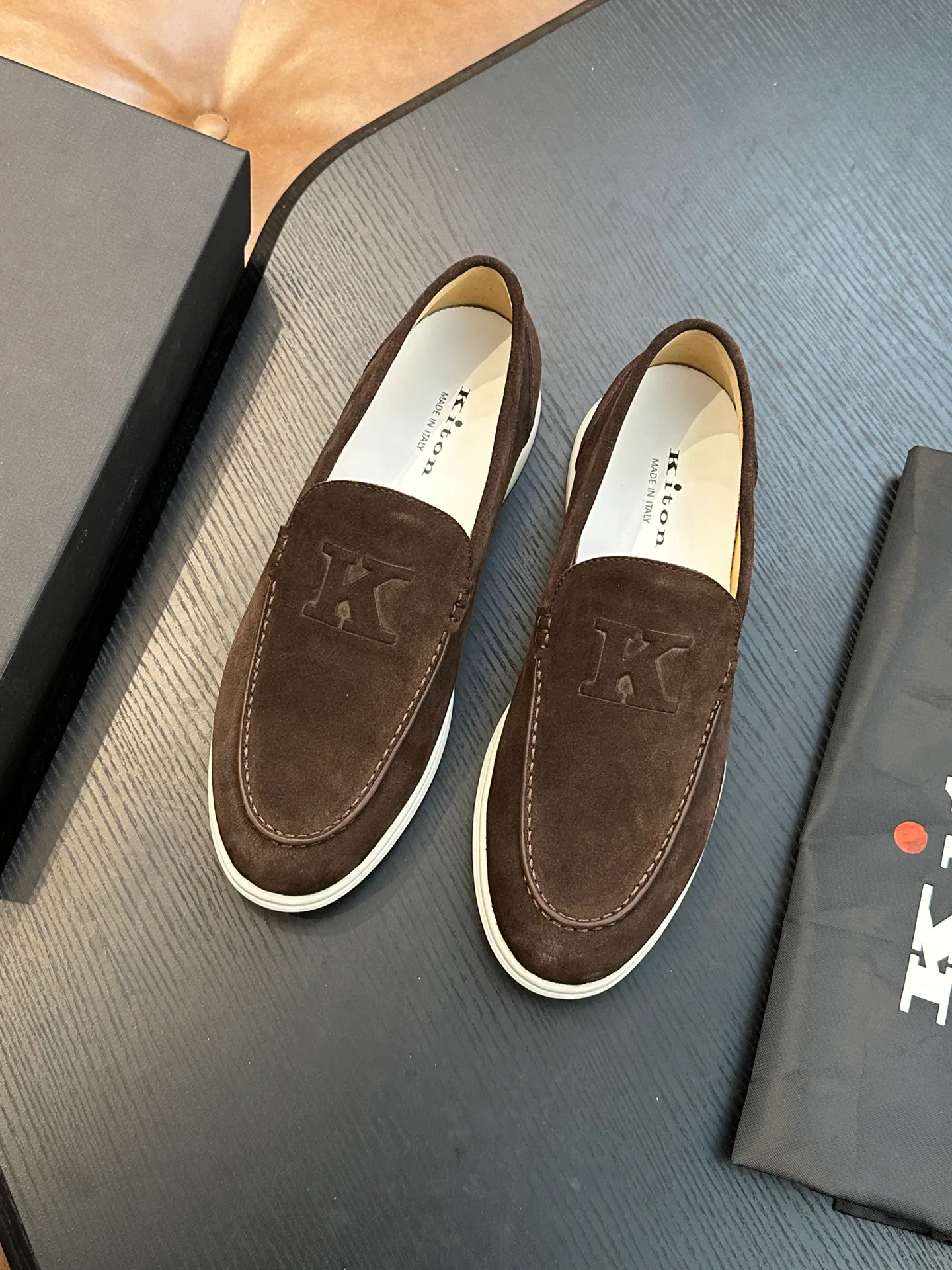 Лоферы И Туфли Мужские Kiton 383113