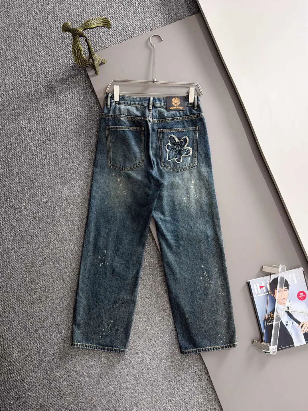 Джинсы Мужские Chrome Hearts 12430965