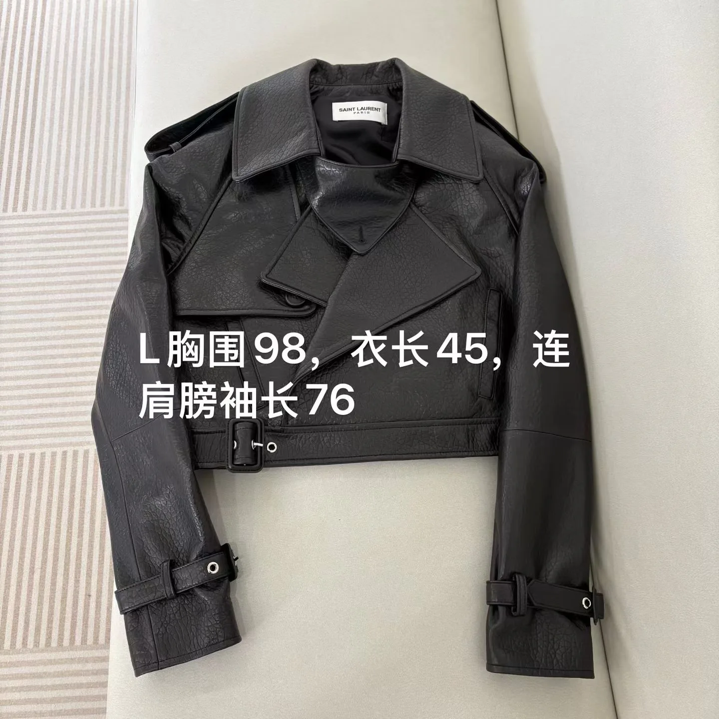 Кожаные Куртки И Дублёнки Женские Saint Laurent 17935803