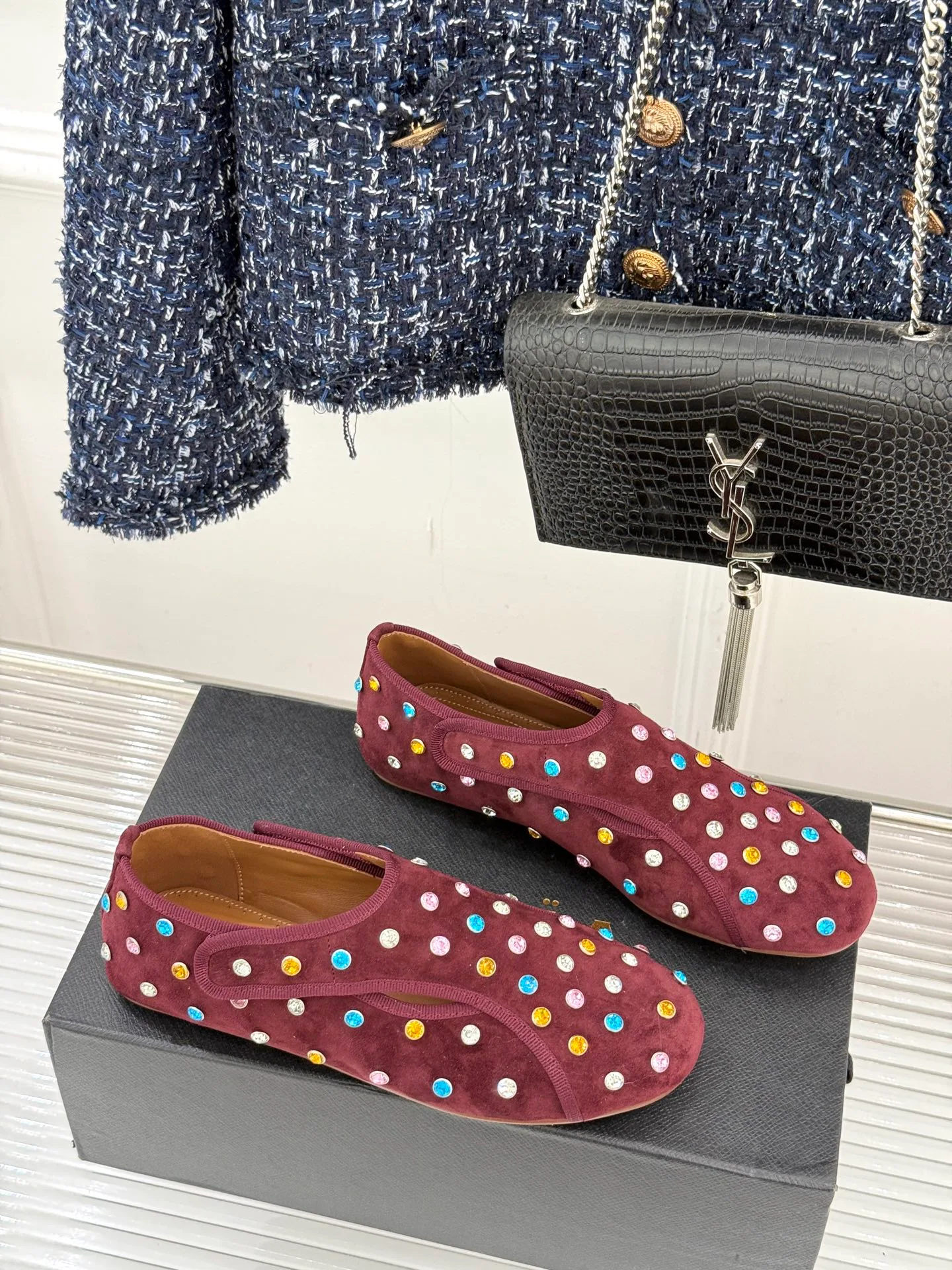 Балетки Женские Alaia 496231