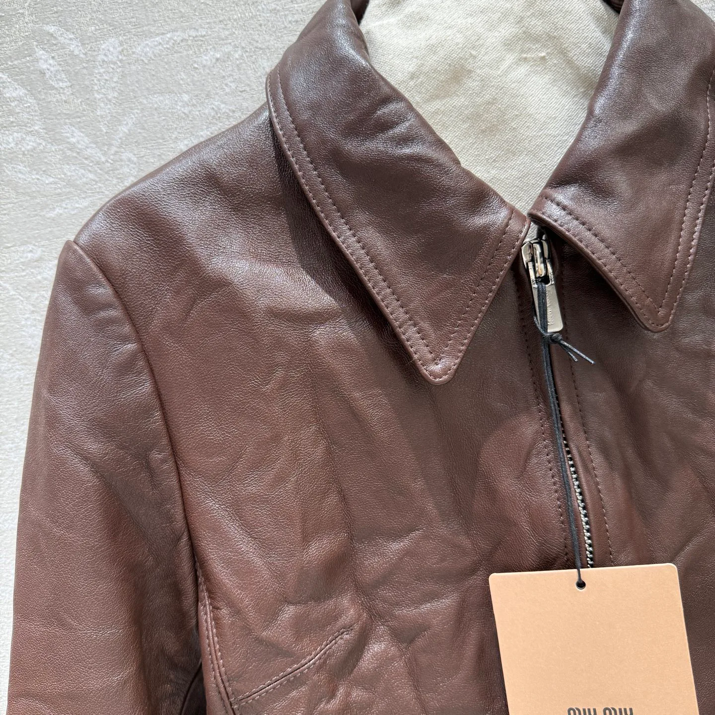 Кожаные Куртки И Дублёнки Женские Miu Miu 18127929