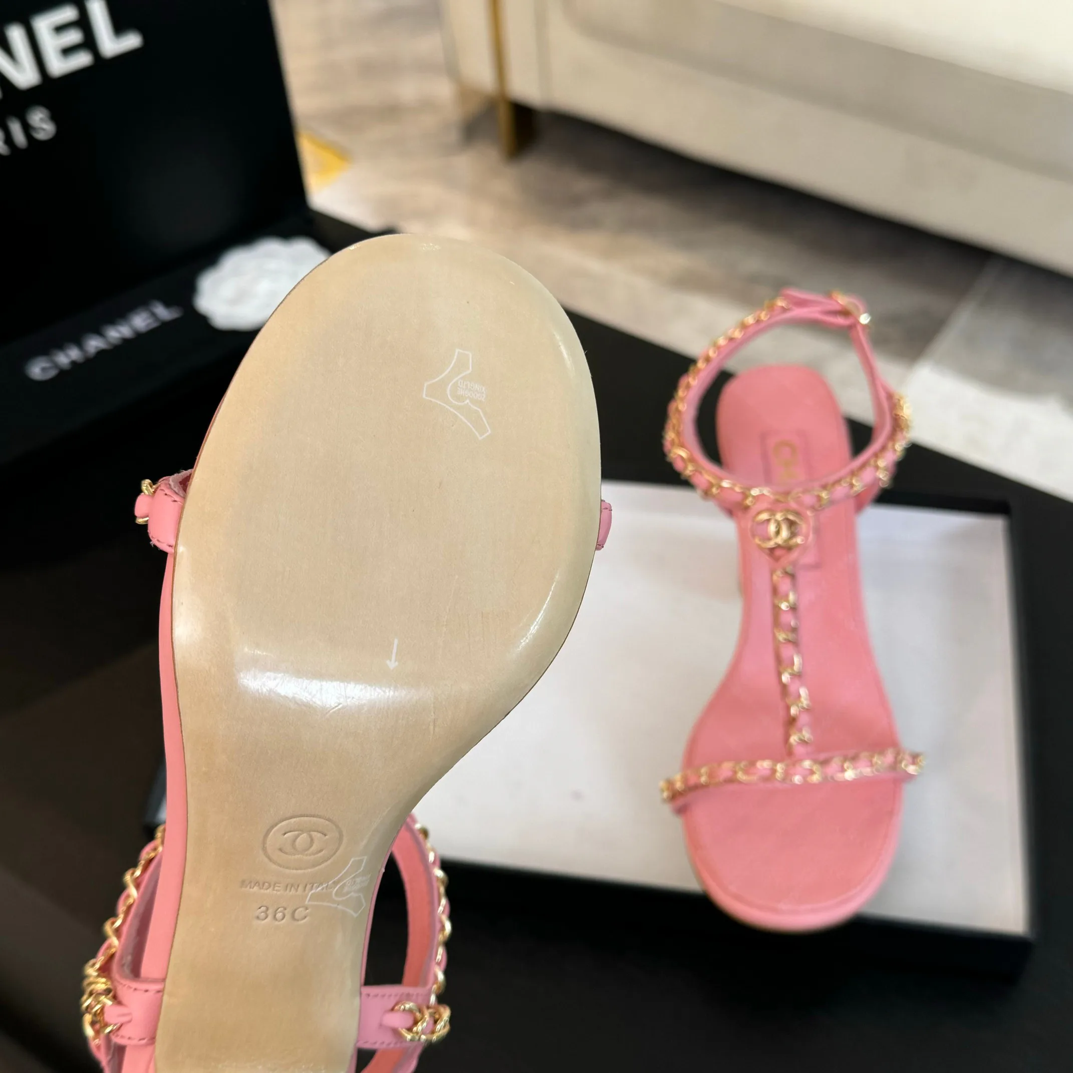 Босоножки Женские Chanel 11414406