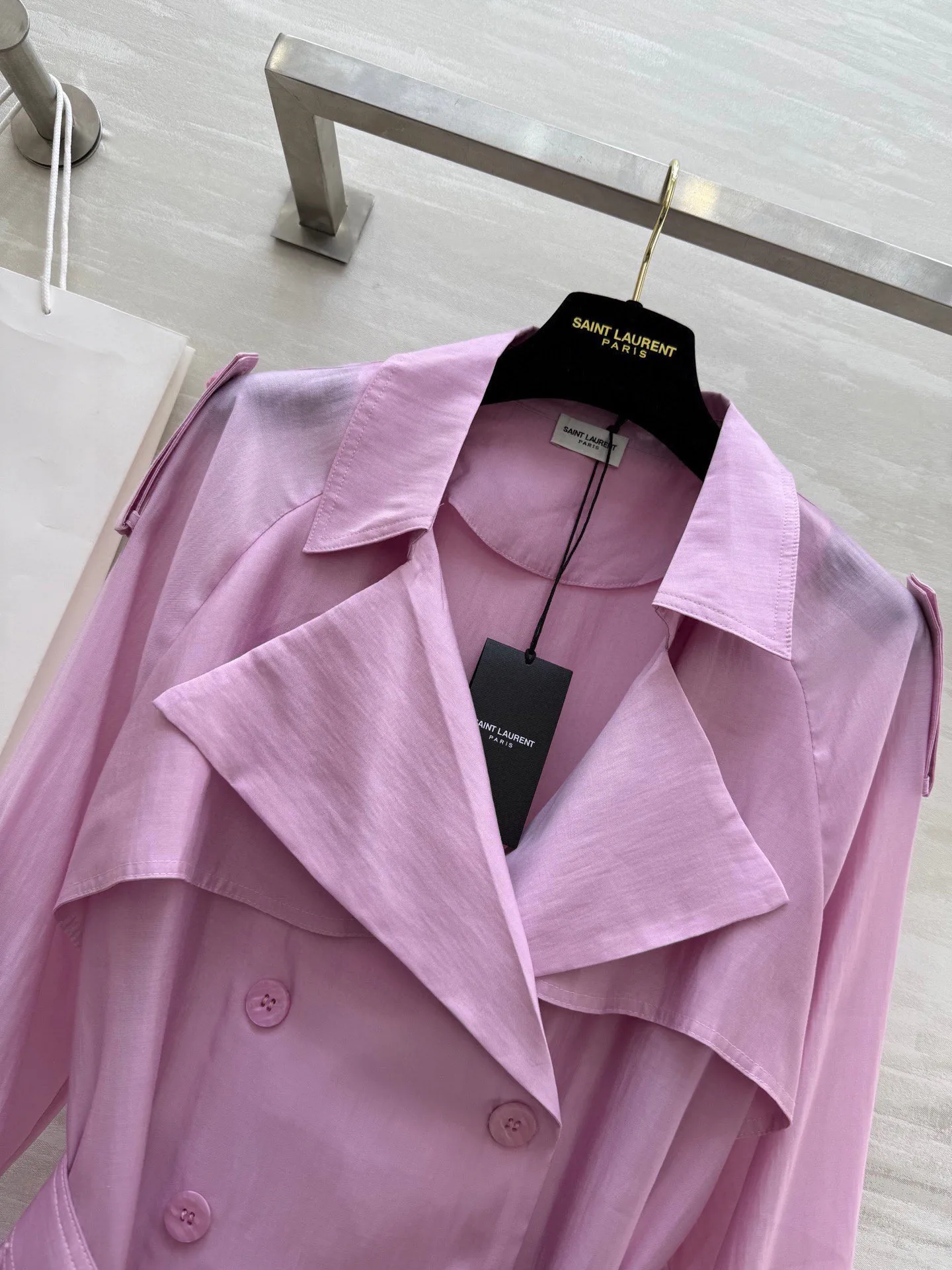 Тренчи Женские Saint Laurent 9636057