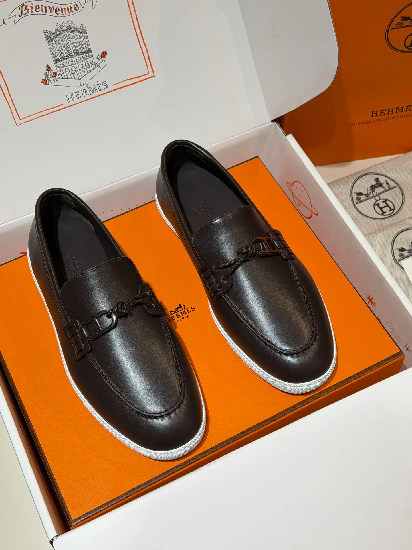 Лоферы Мужские Hermes 279281