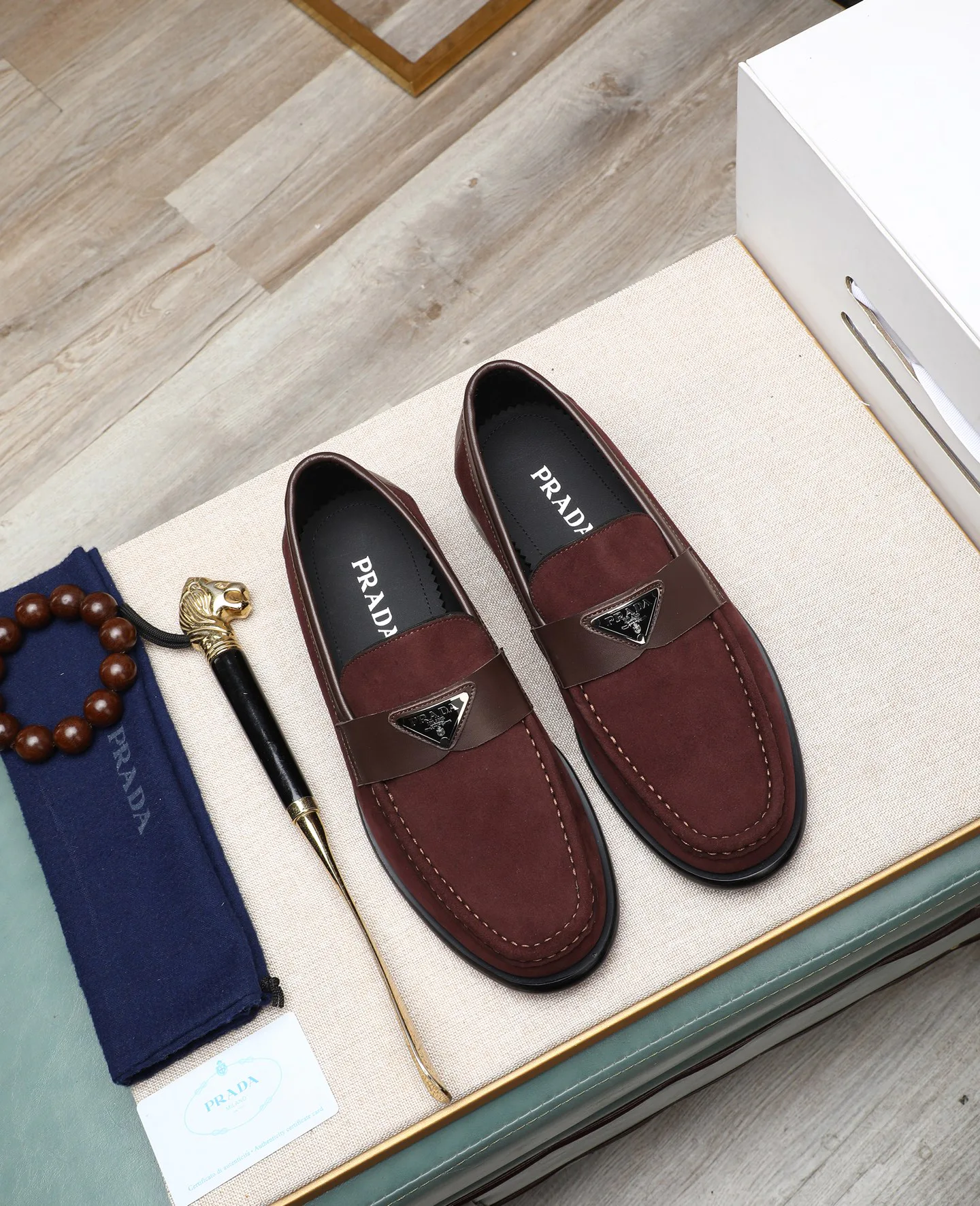 Лоферы И Туфли Мужские Prada 1265588