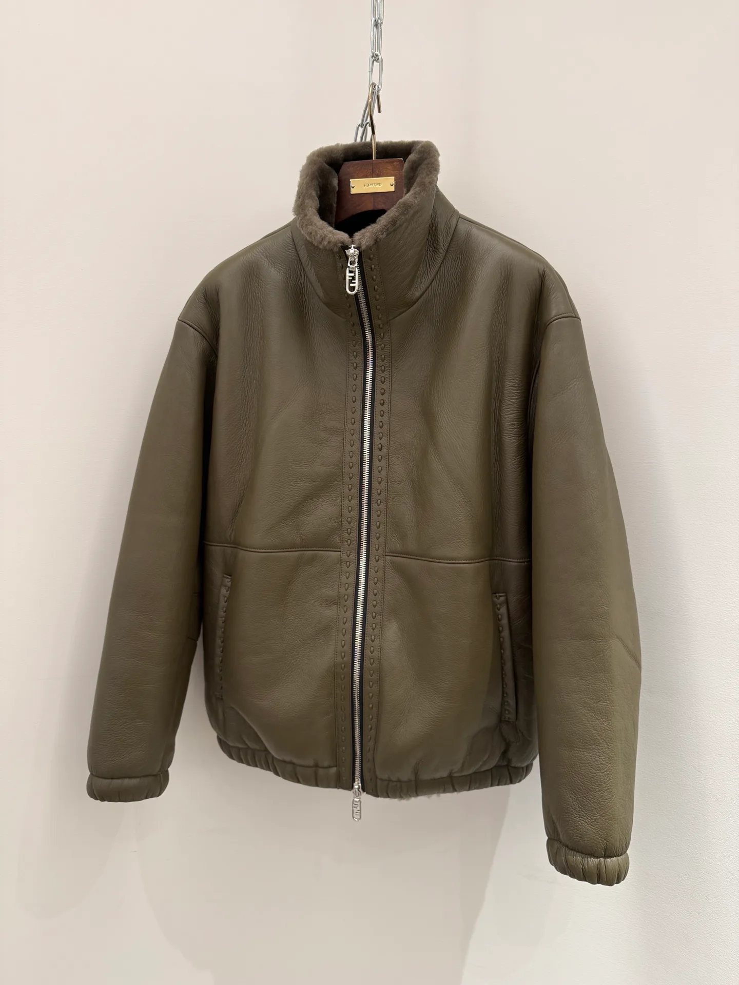 Кожаные Куртки И Дублёнки Мужские Fendi 342765