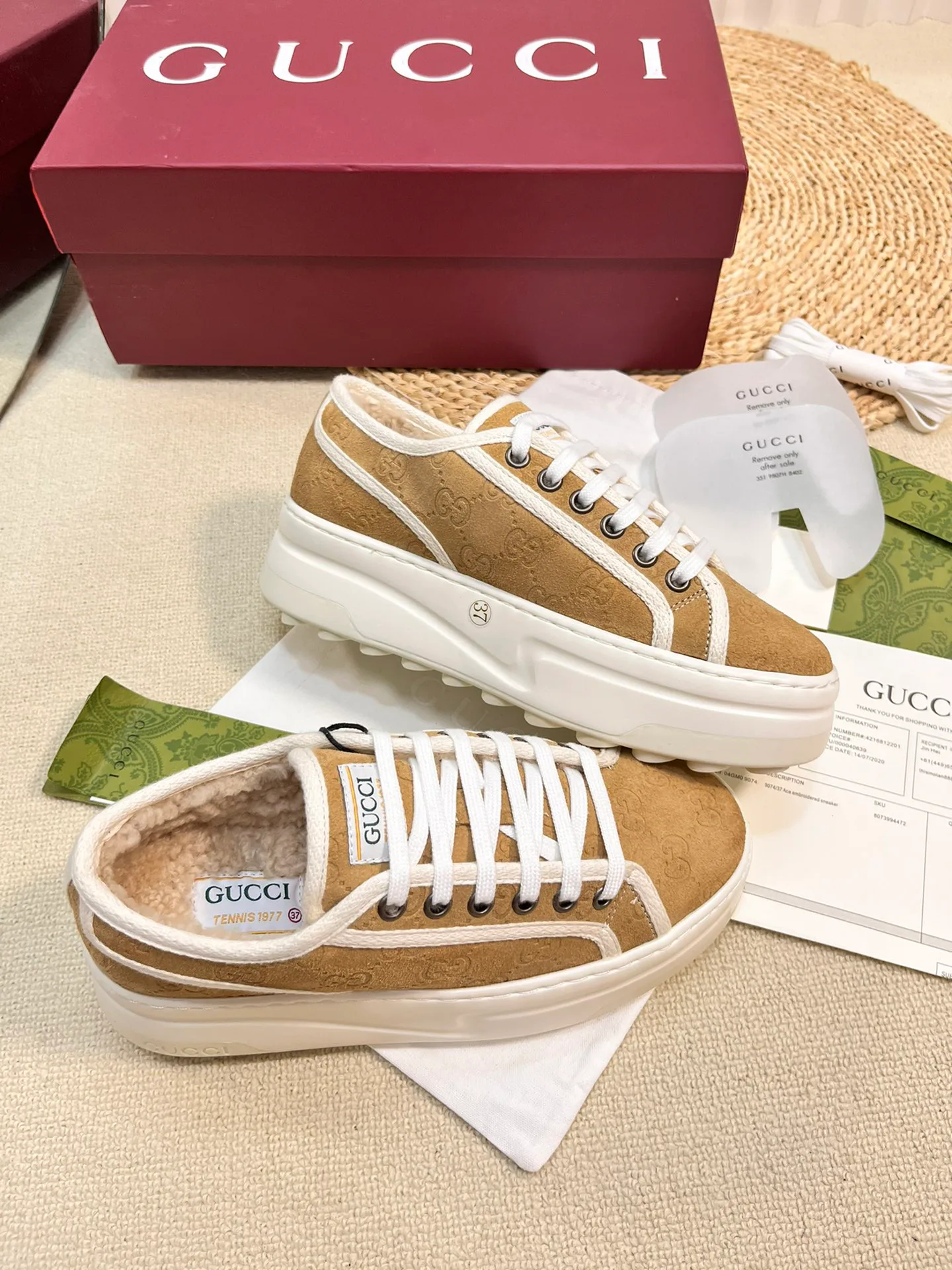 Кеды Женские Gucci 415641