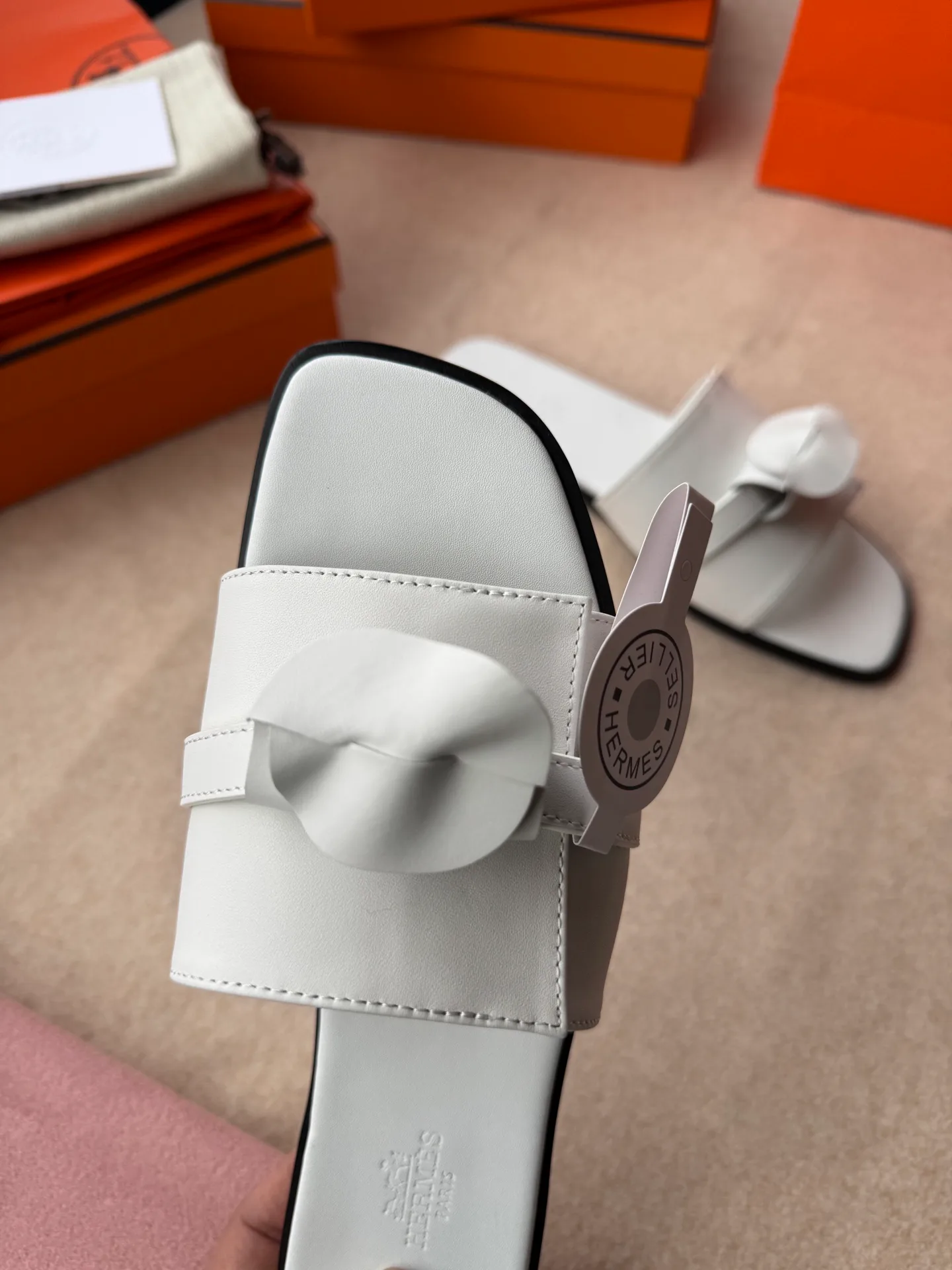 Шлепанцы Женские Hermes 18685